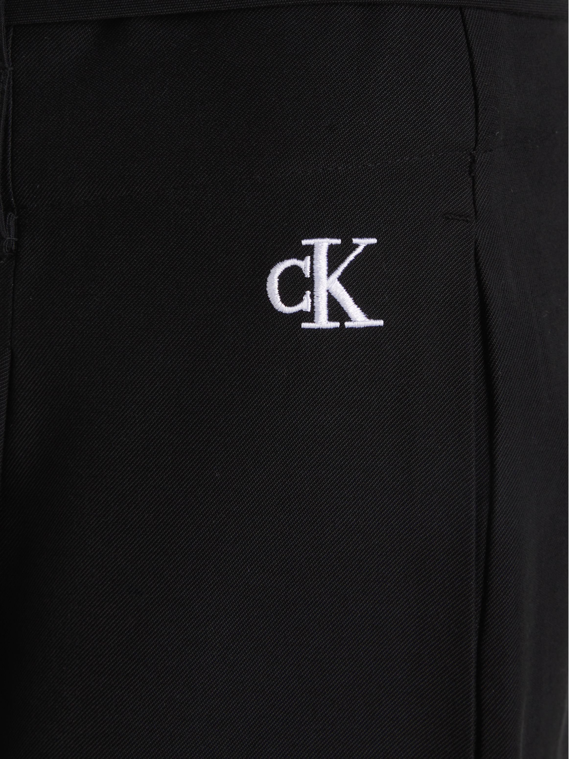 Calvin Klein Jeans Webhose »WAIST TIES TAPERED TWILL PANT«, mit Logomarkenlabel
