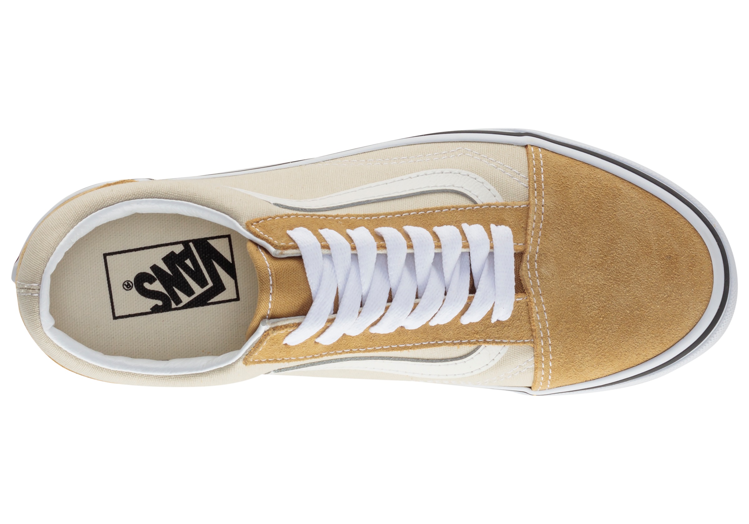 Vans Sneaker »Old Skool«, mit kontrastfarbenem Logo an der Ferse