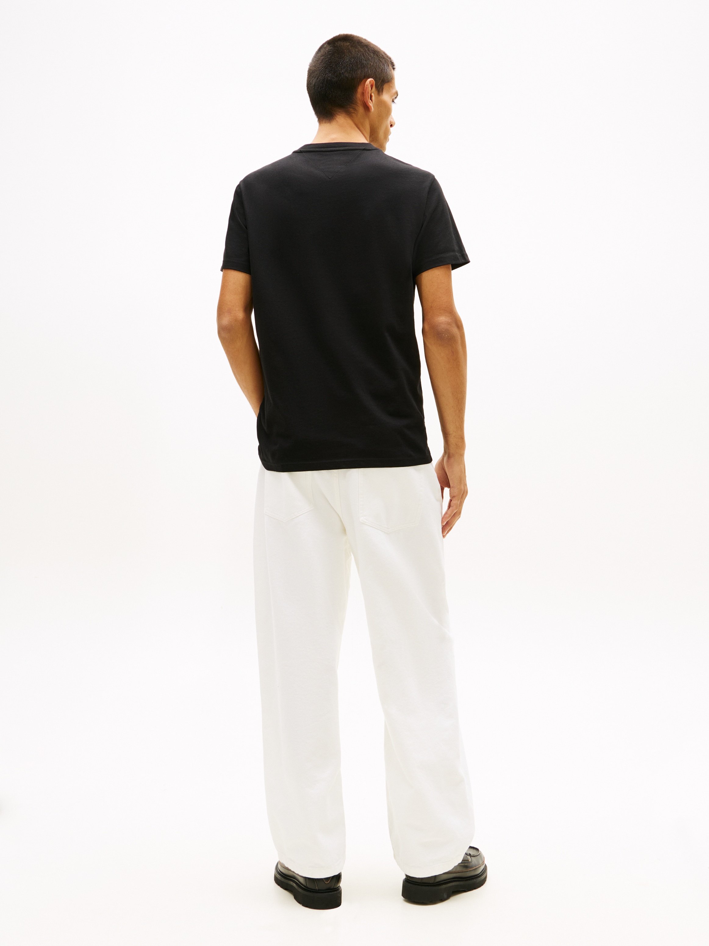 Tommy Jeans T-Shirt »TJM SLIM FIT SIGN CHEST« mit Markenprint