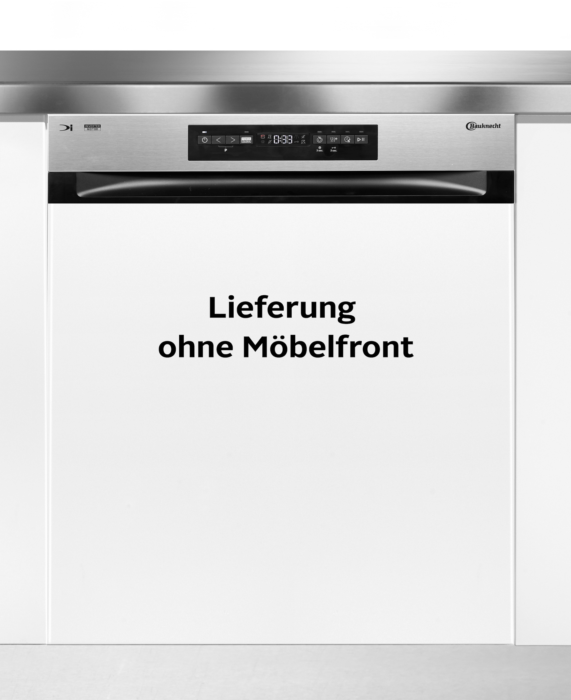 BAUKNECHT teilintegrierbarer Geschirrspüler »BKSV1 PBM« 15 tlg. Maßgedecke