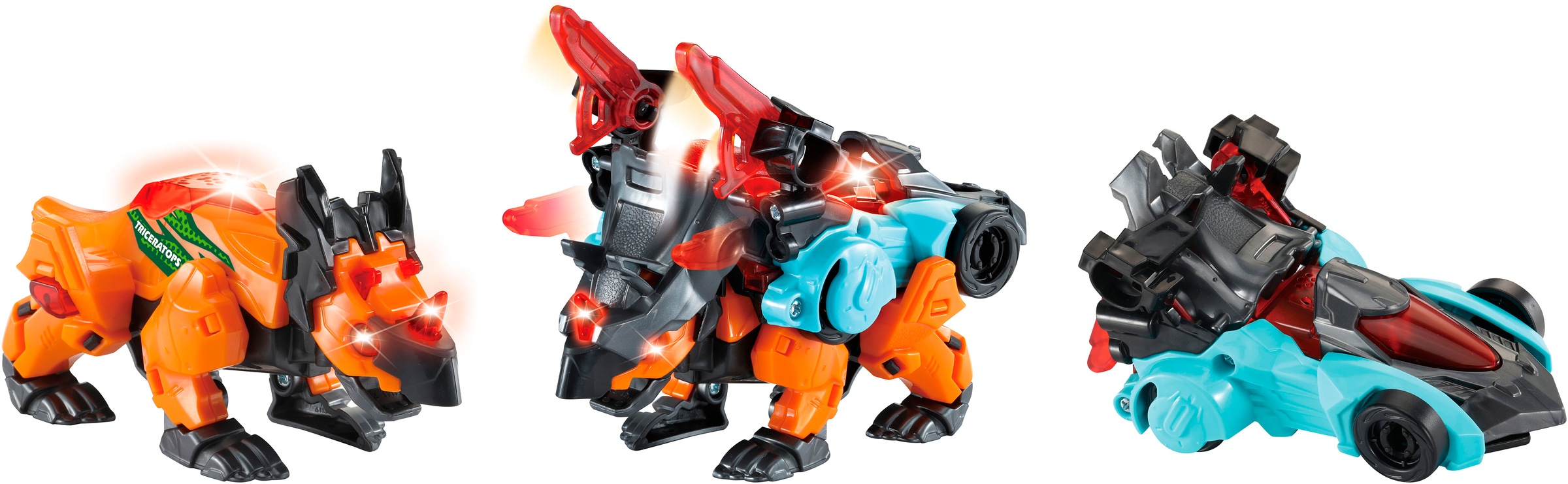 Vtech® Actionfigur »Switch&Go Dinos, Combo Triceratops«, mit Licht und Sound