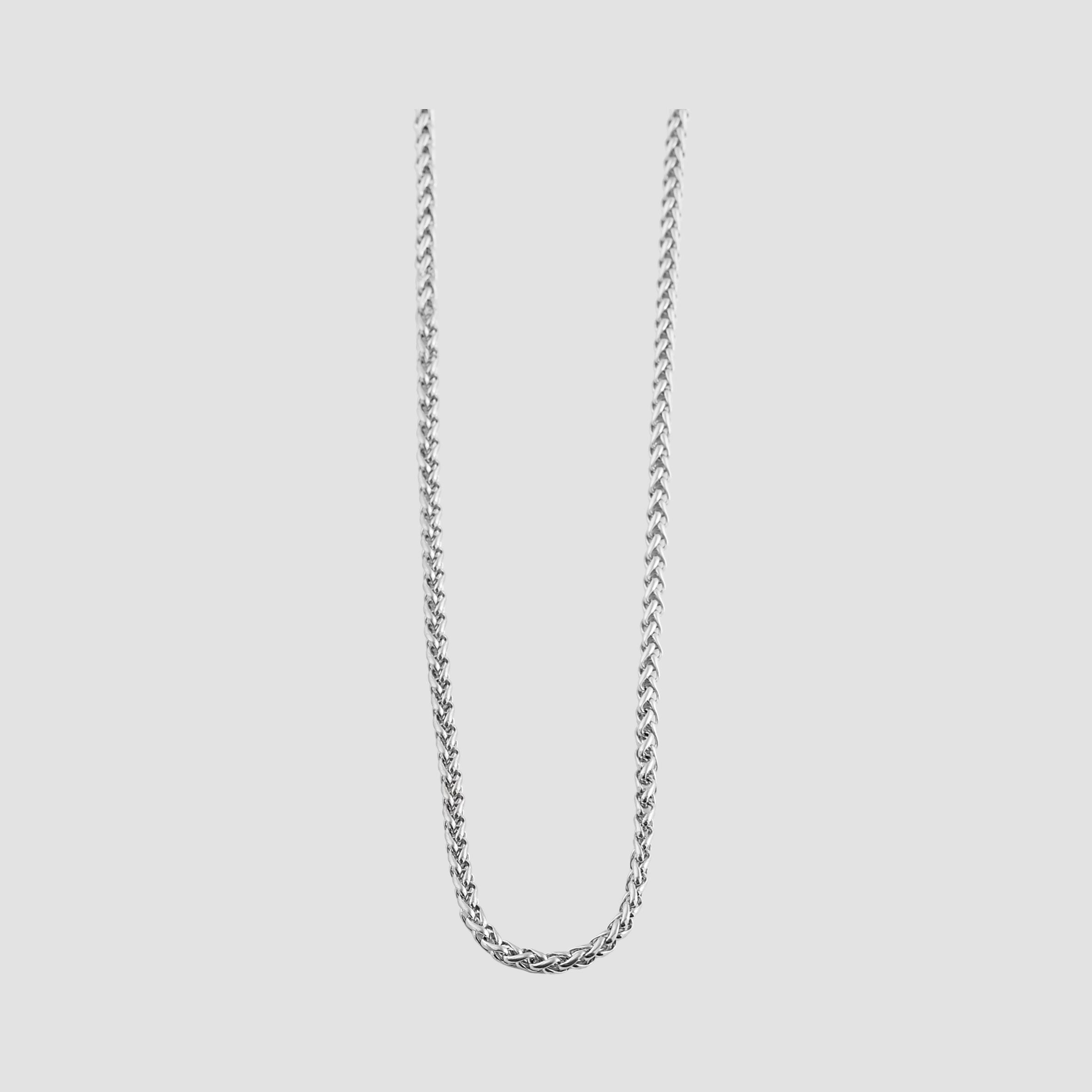 Adelia´s Gliederkette »Unisex Halskette ¿ Kordelkette aus Edelstahl«