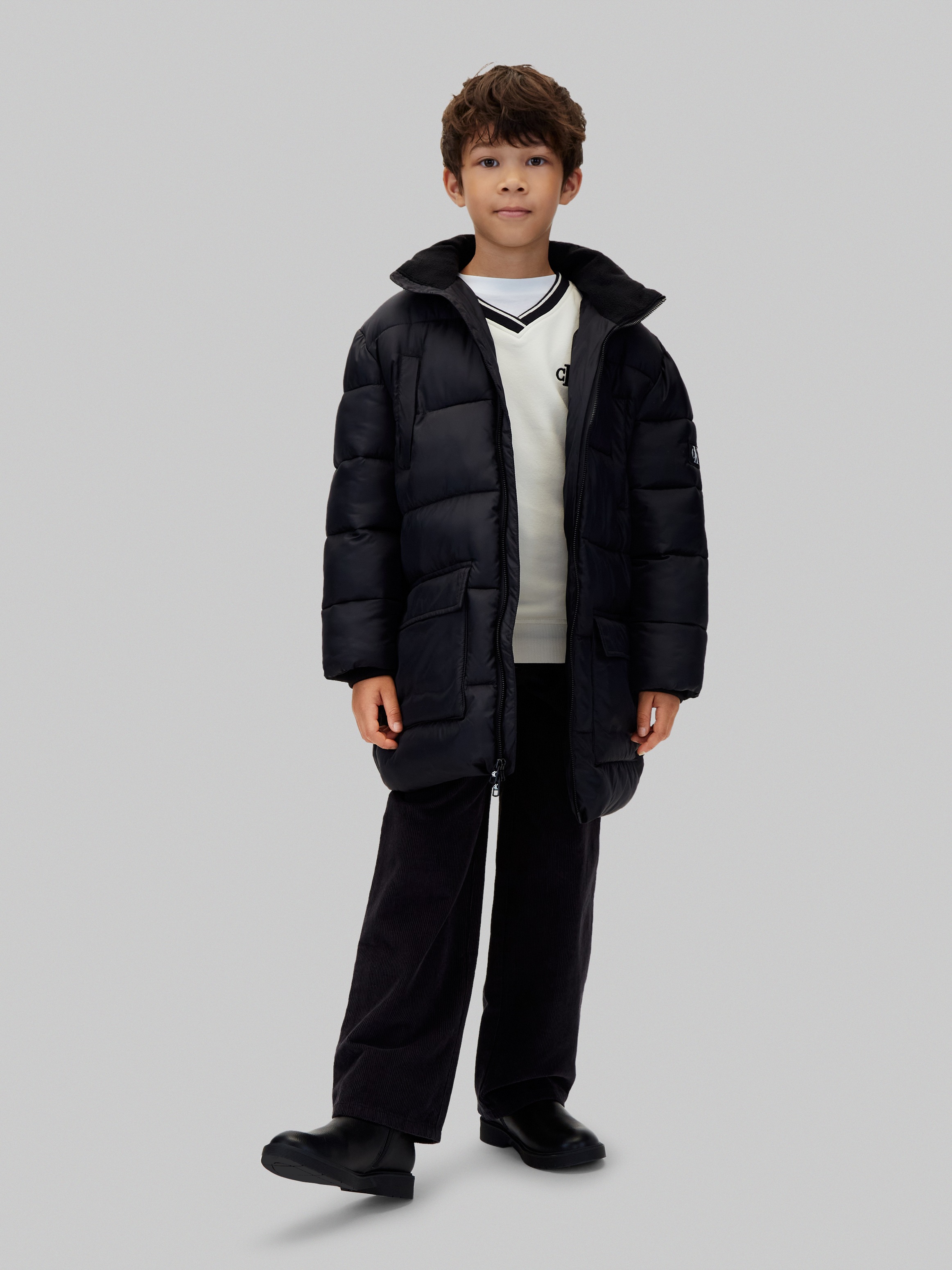 Calvin Klein Jeans Steppmantel »CK ESSENTIAL PARKA PUFFER« Regular fit mit Kapuze