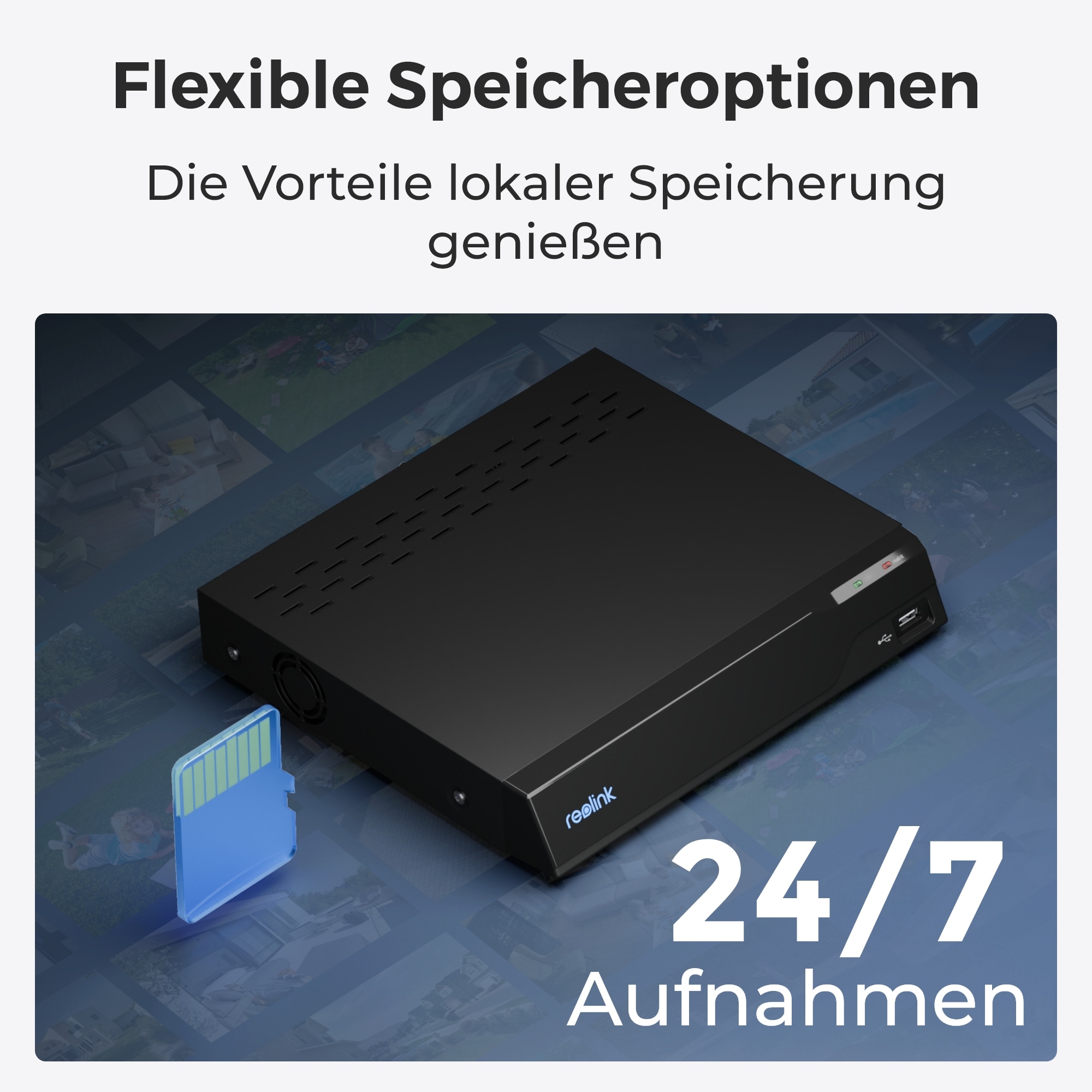 Reolink Überwachungskamera »Lumus Series E430«, Außenbereich-Innenbereich, Spotlight, Dualband-WiFi