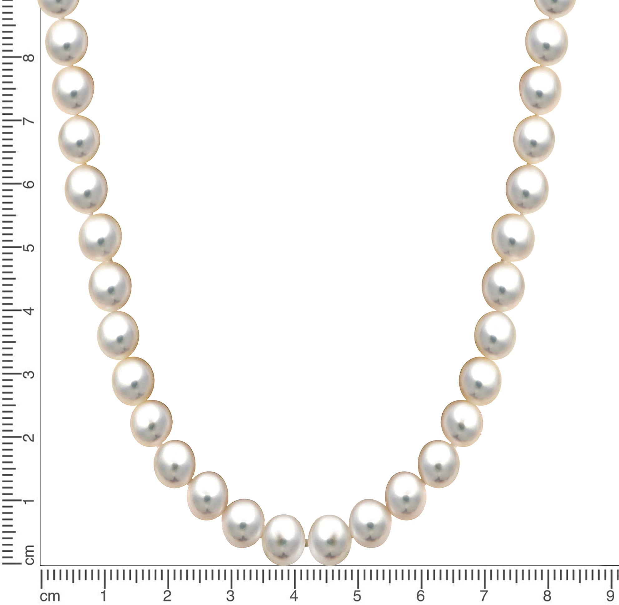 Firetti Perlenkette »Schmuck Geschenk Gold 375 Halsschmuck Halskette«, mit Süßwasserzuchtperle