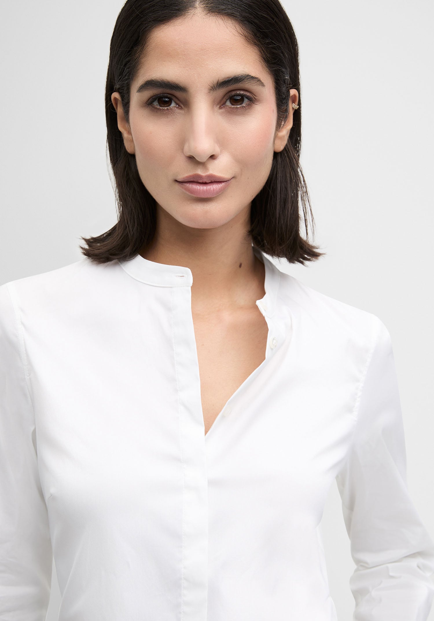 Cinque Hemdbluse »CIPAPER«, Mit Markenlabelplättchen am Saum