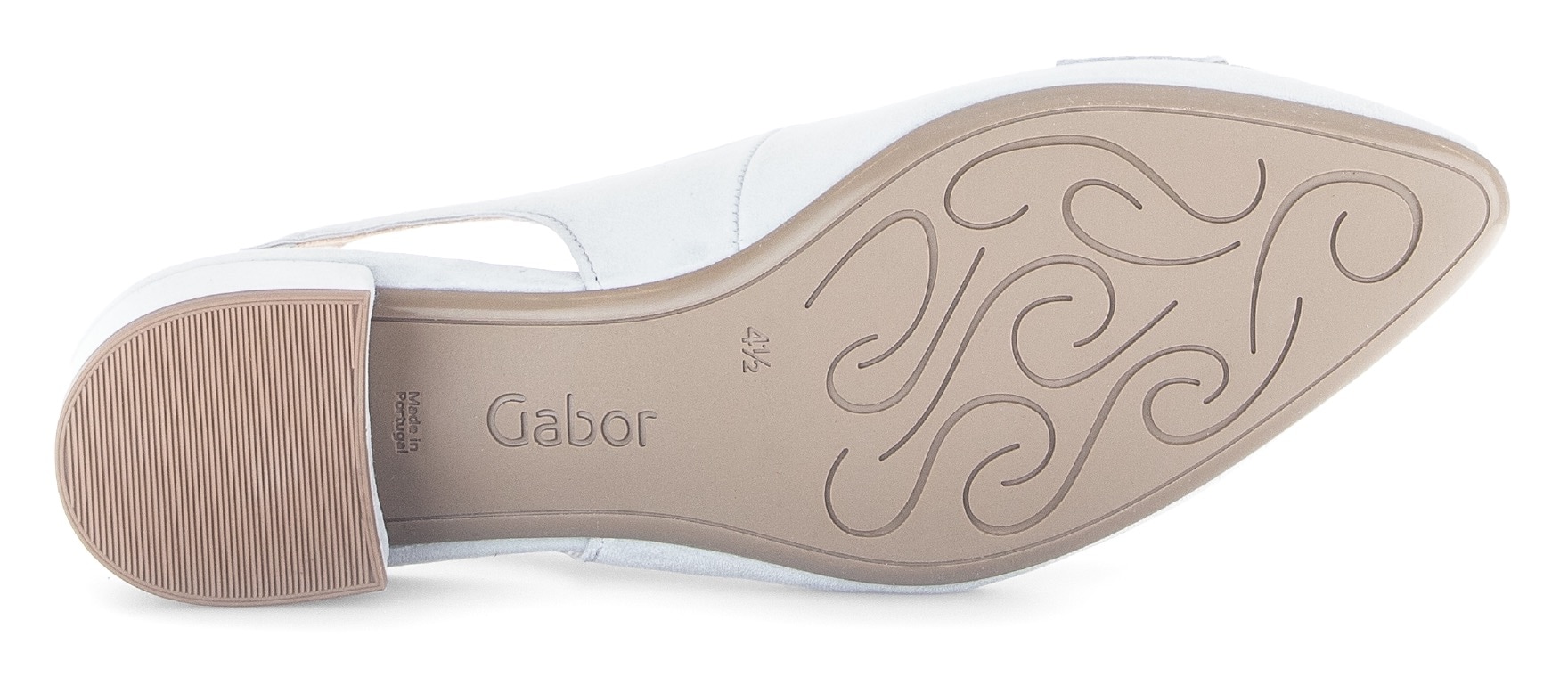 Gabor Slingpumps, Blockabstz, Festtagsschuh, Hochzeitsschuh mit elastischem Riemchen