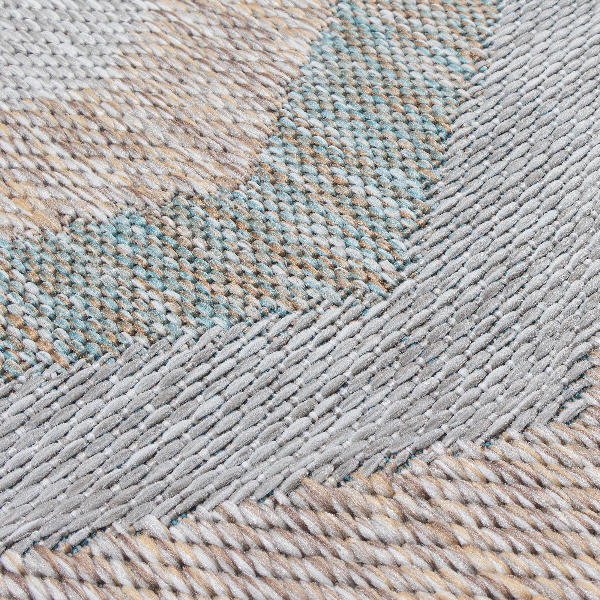 Sanat Teppich »Melissa 8004«, rechteckig, 10 mm Höhe, Kurzflor, In -und Outdoor geeignet, Wohnzimmer