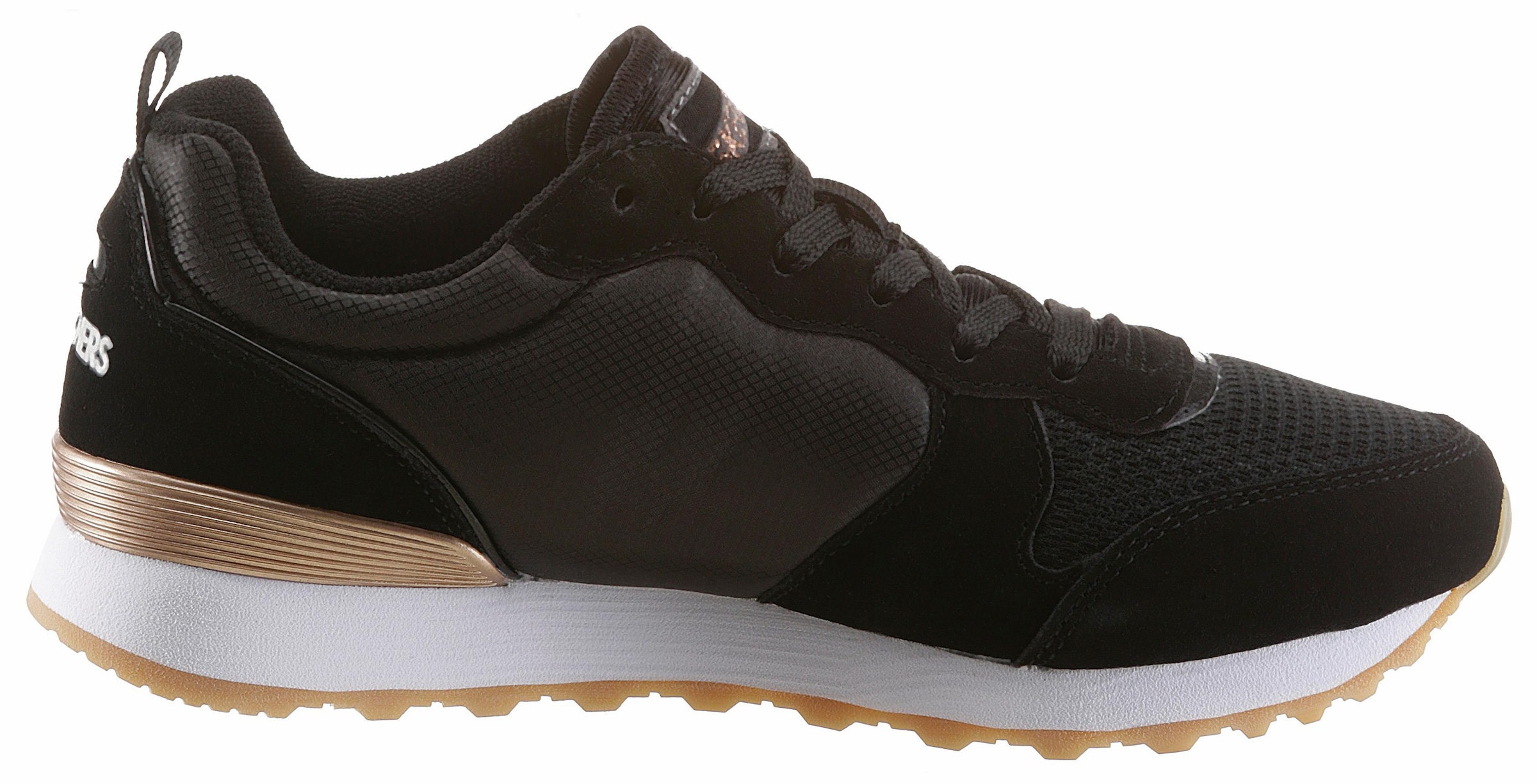 Skechers Sneaker »OG 85 - GOLDN GURL«, Schnürschuh, Original-Retro-Jogginschuh mit Air-Cooled Memory Foam®