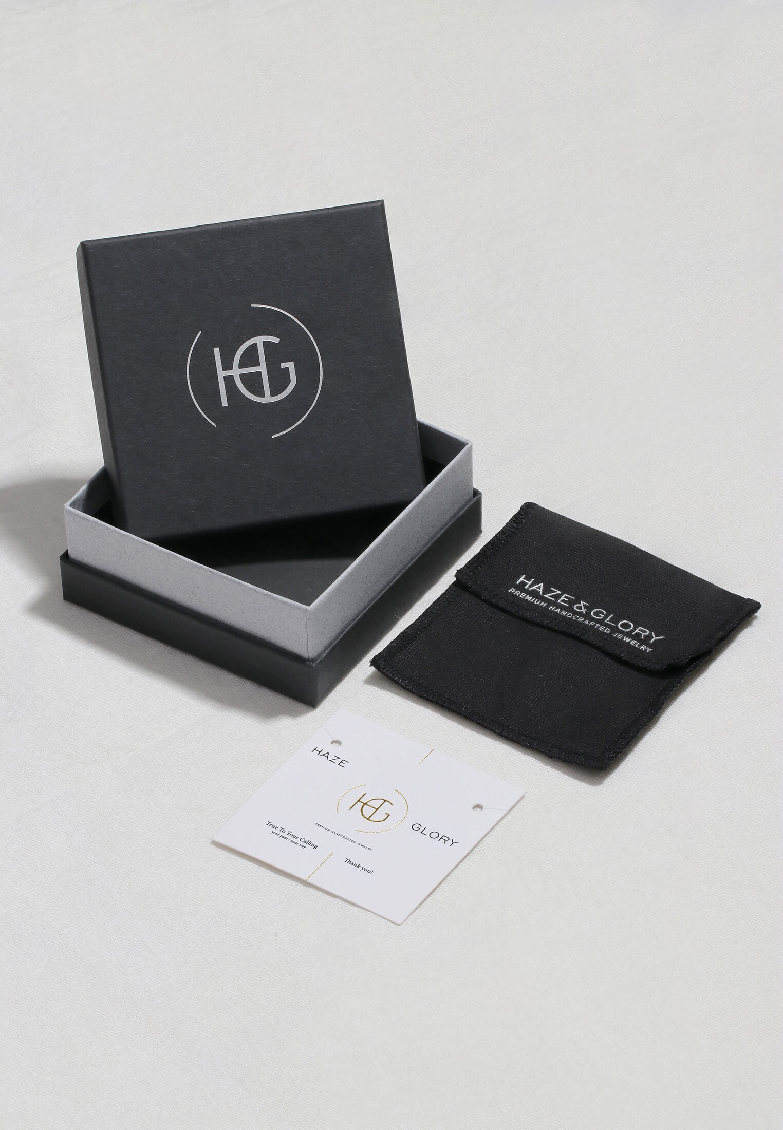 HAZE & GLORY Silberring »Ring Lava Schwarz Bandring 925 Sterling Silber«