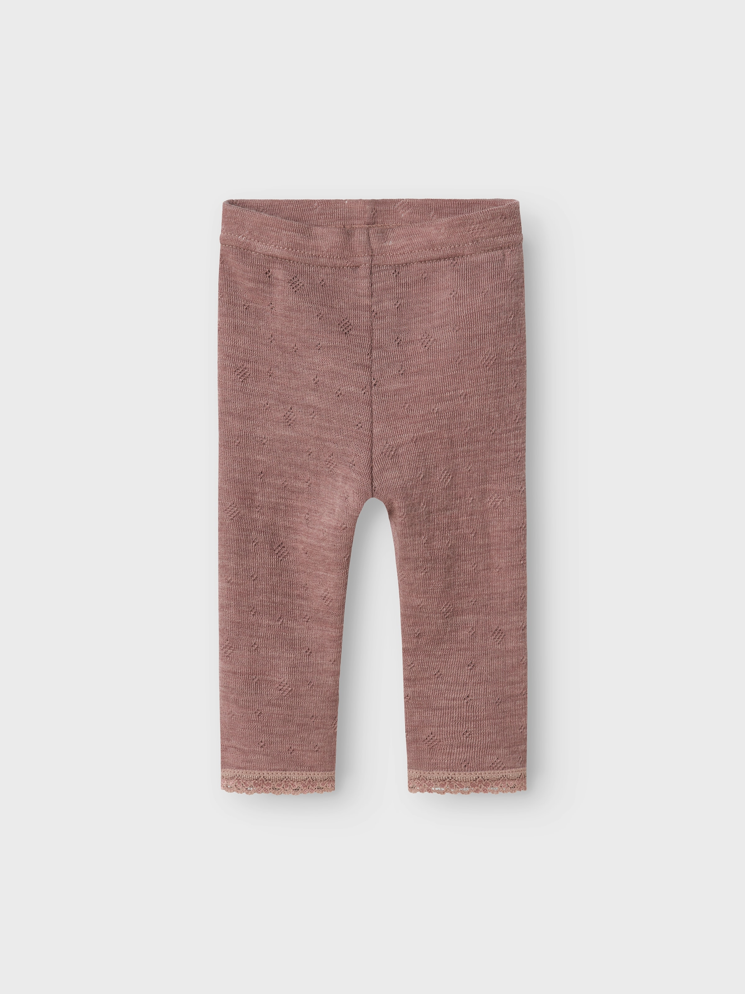 Name It Leggings »NBFWANG WOOL NEEDLE LEGGING SOLID NOOS«, aus reiner Merinowolle