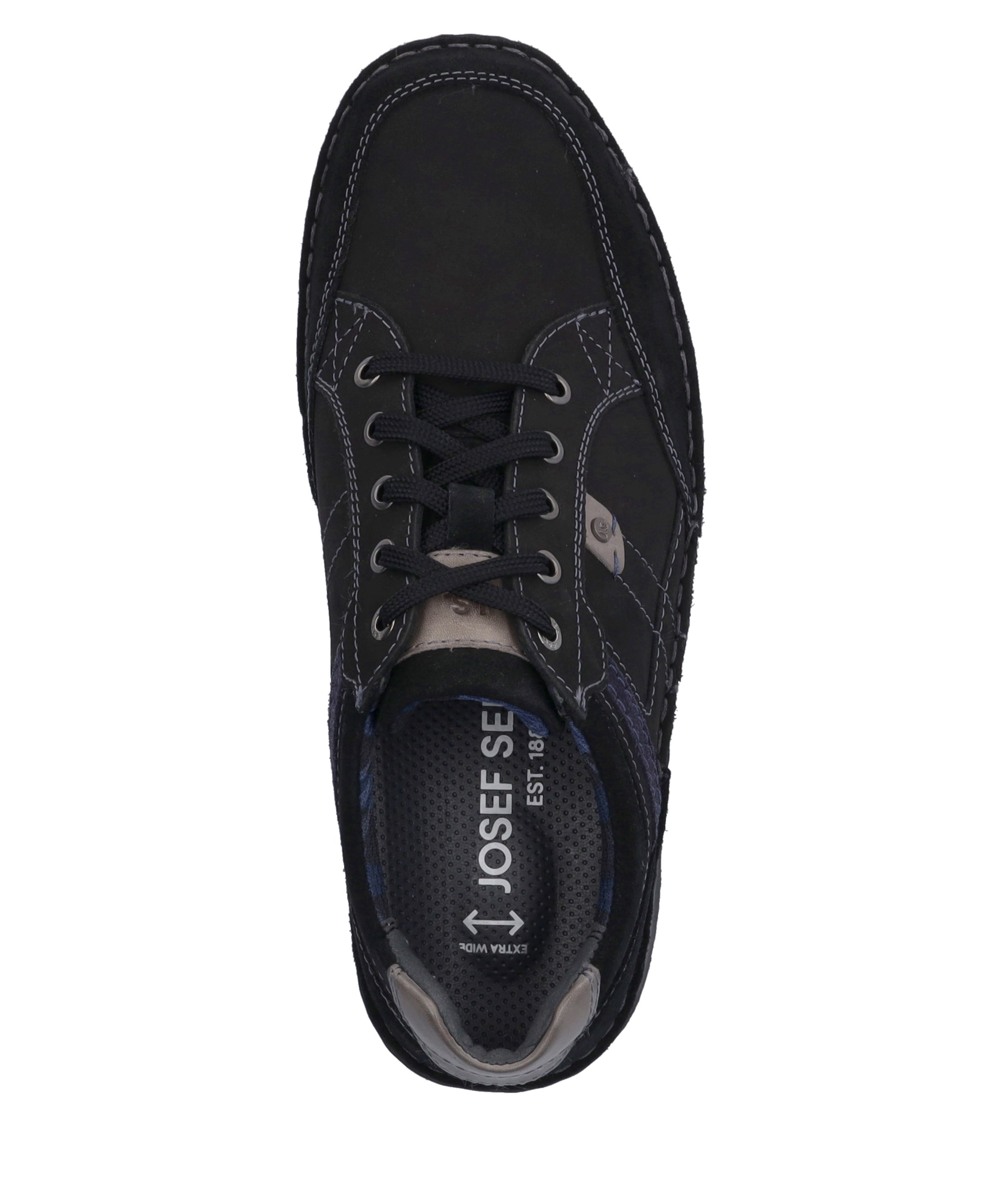 Josef Seibel Schnürschuh »Anvers 42, schwarz-kombi«