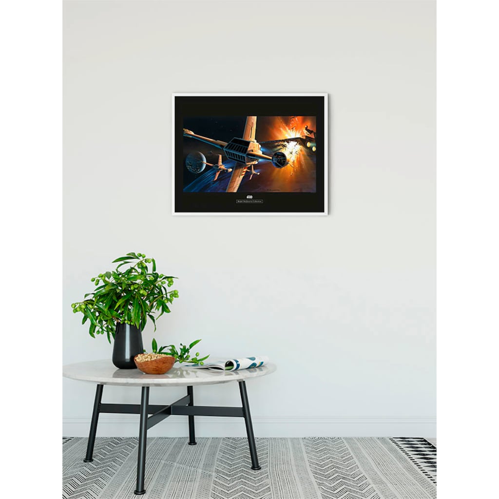 Komar Poster »Star Wars Classic RMQ Endor Orbit War«, Star Wars, (1 St.)