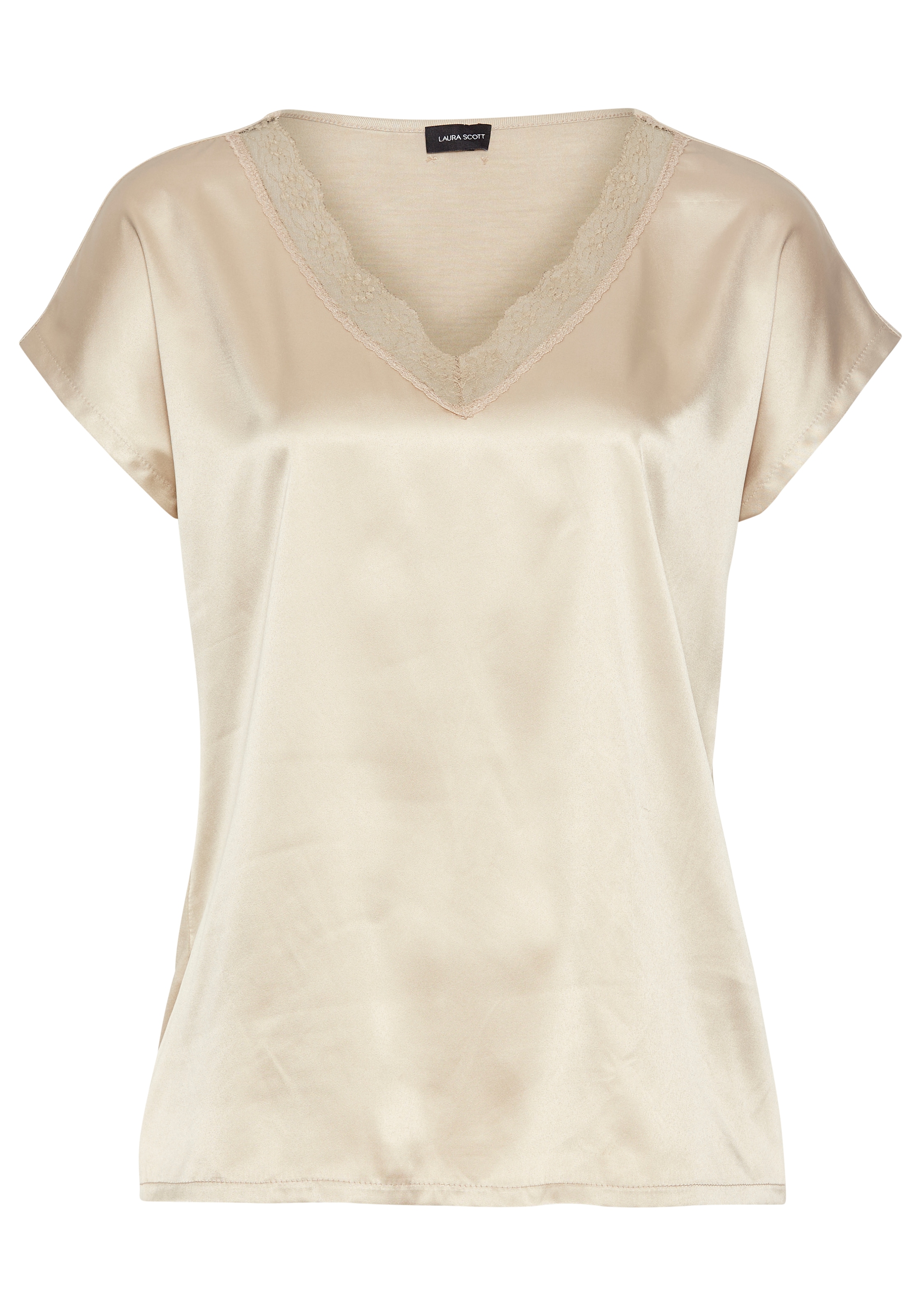 Laura Scott Shirtbluse, mit Spitze und Materialmix - NEUE KOLLEKTION