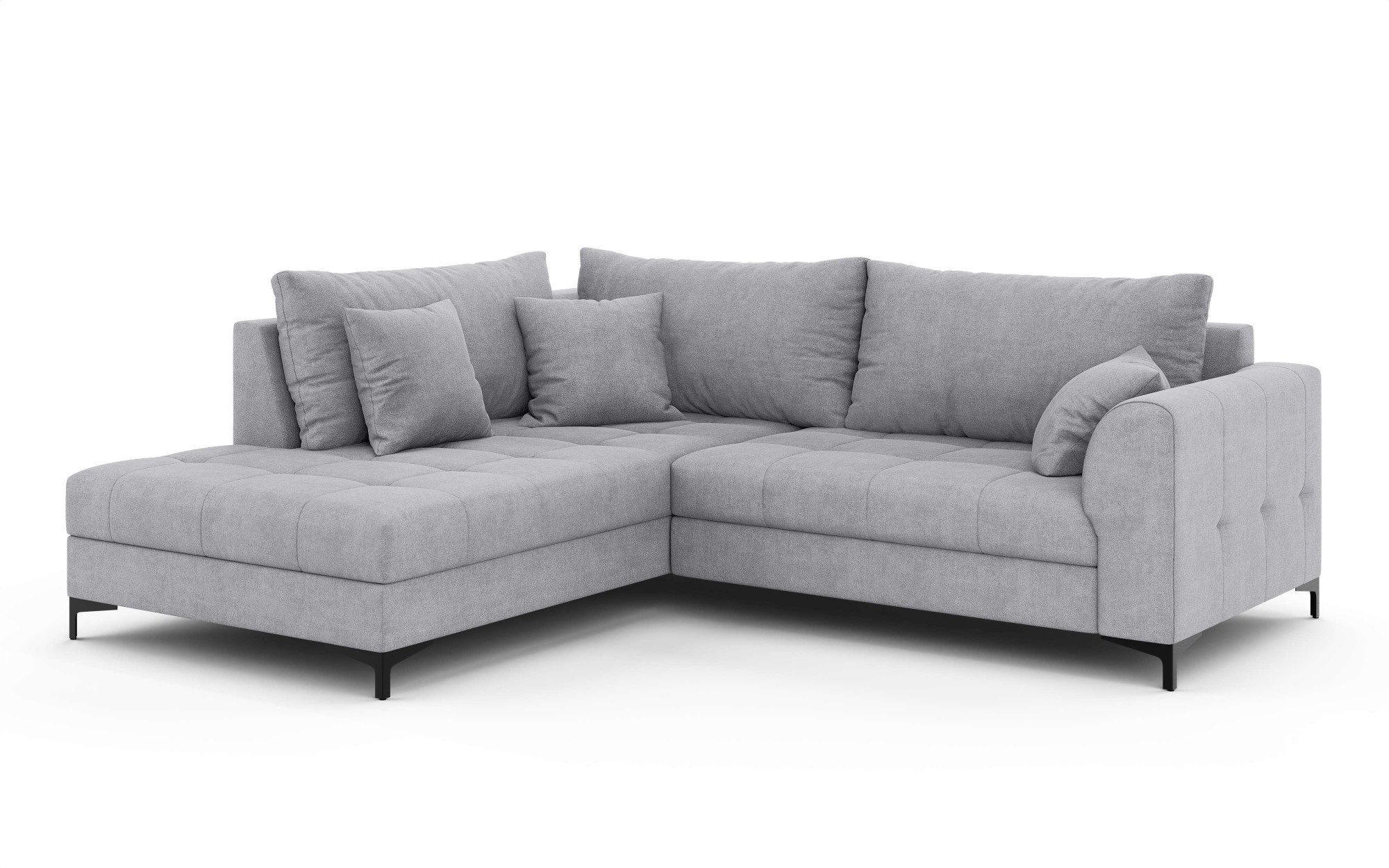 OTTO home Ecksofa »LEEVKE Design-Sofa mit Ottomane rechts/links bestellbar, Breite 232 cm« in vielen modernen Farben erhältlich, belastbar bis 480 kg