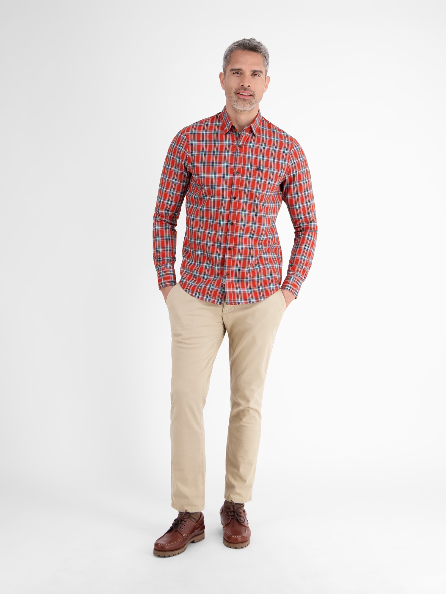 LERROS Karohemd »LERROS Flanell-Karohemd für Herren«