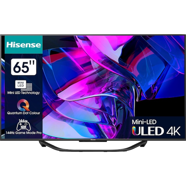Hisense Mini-LED-Fernseher »65U7KQ«, 164 cm/65 Zoll, 4K Ultra HD, Smart-TV  jetzt bestellen bei OTTO