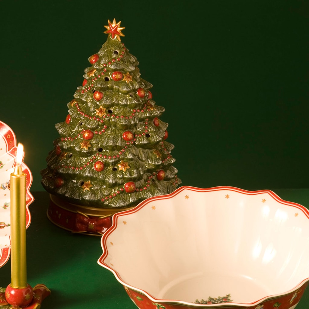 Villeroy & Boch Weihnachtsfigur »Weihnachtsbaum mit Spieluhr Toy's Delight 33 cm bunt«