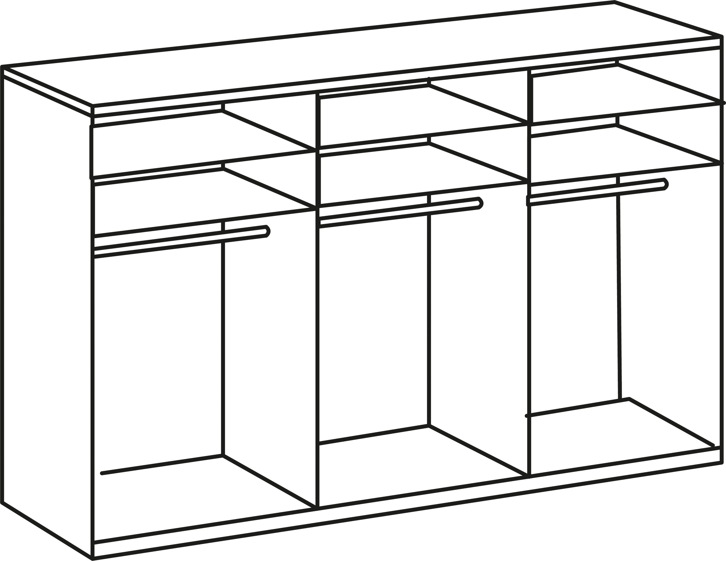 Wimex Kleiderschrank »Level by fresh to go«, ohne Schubladen