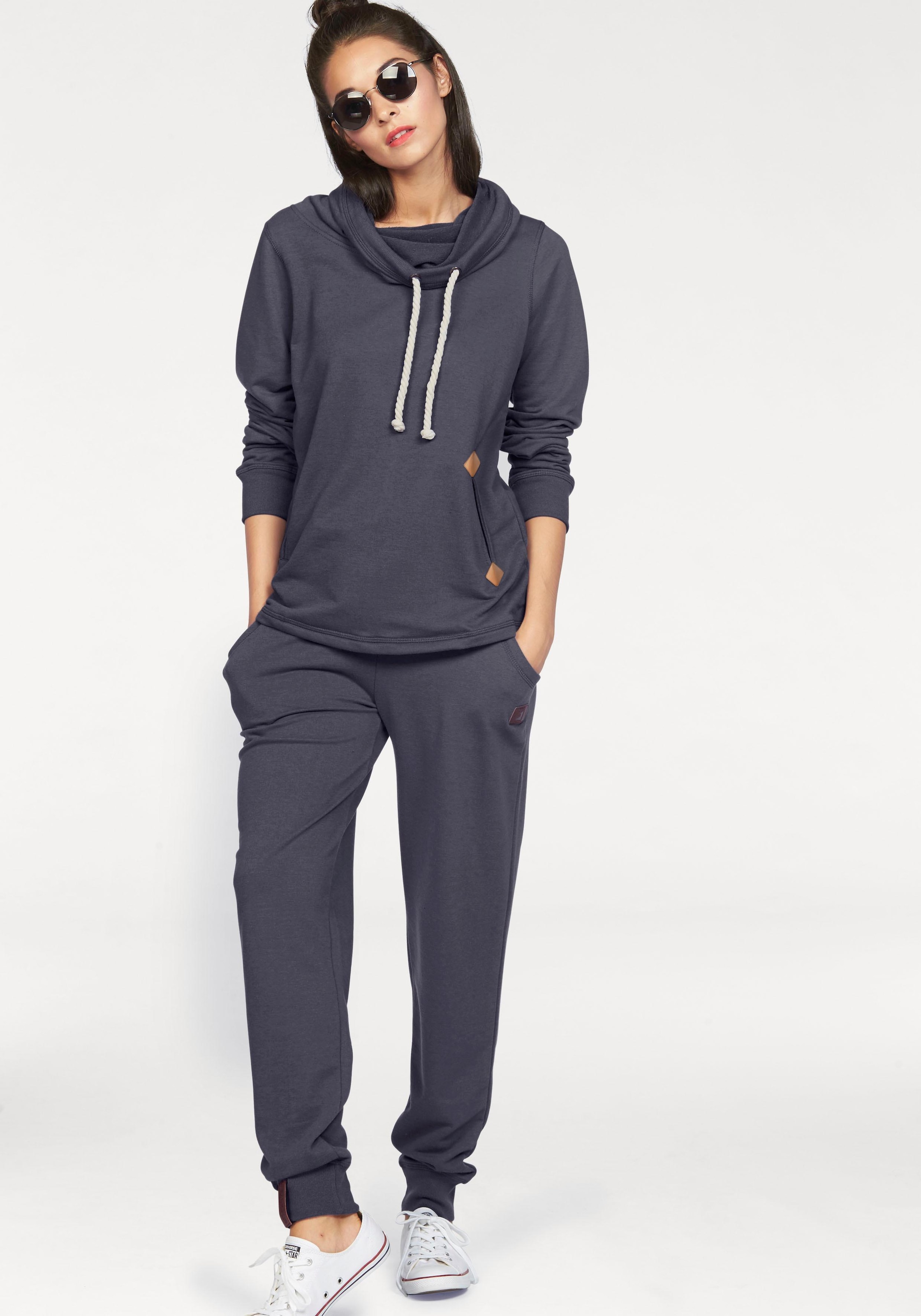 Jogginganzug »Essentials Joggingsuit«, (Set, 2 tlg.), mit Lederimitat-Details