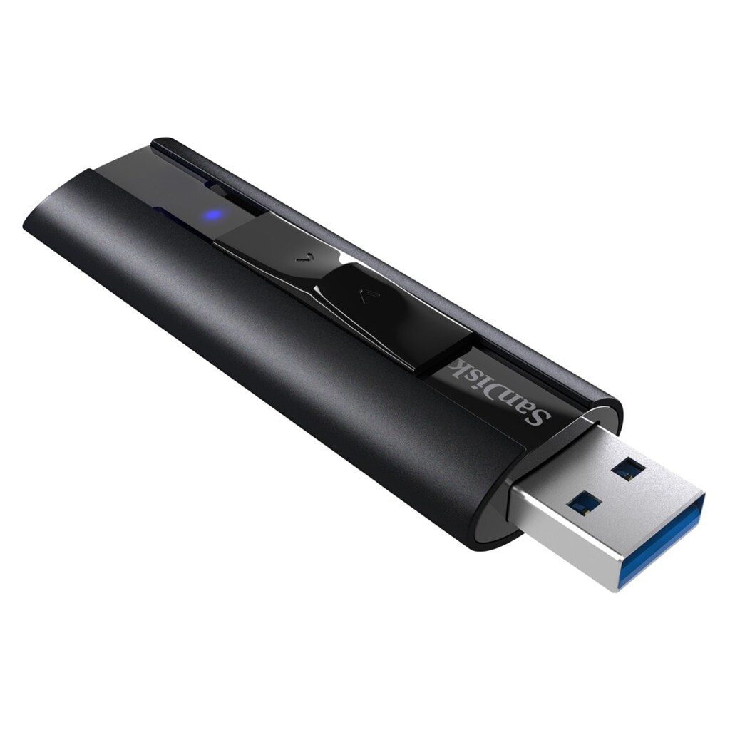 Sandisk USB-Stick »Cruzer Extreme Pro 512GB, USB 3.2, 420MB/s«, (Lesegeschwindigkeit 420 MB/s)