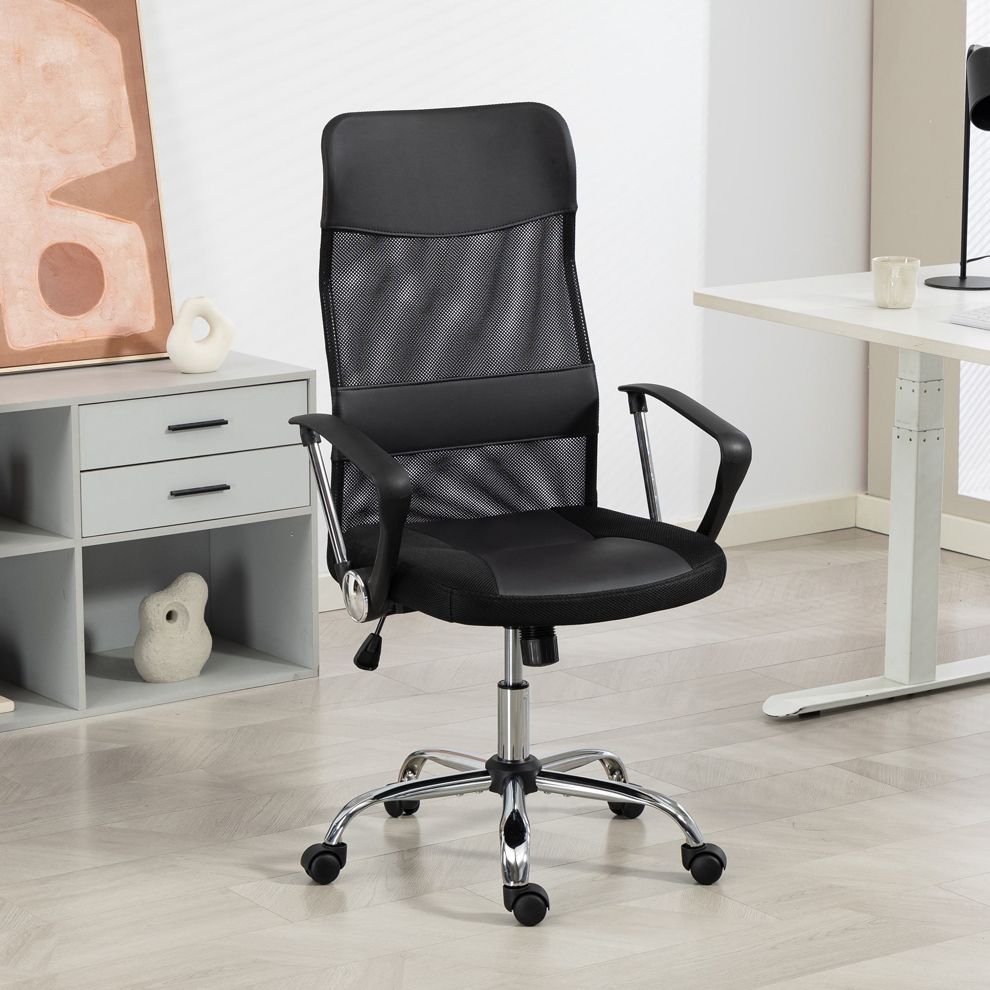 Duo Collection Bürostuhl »Regensburg« () mit verchromten Fußkreuz, Chefsessel