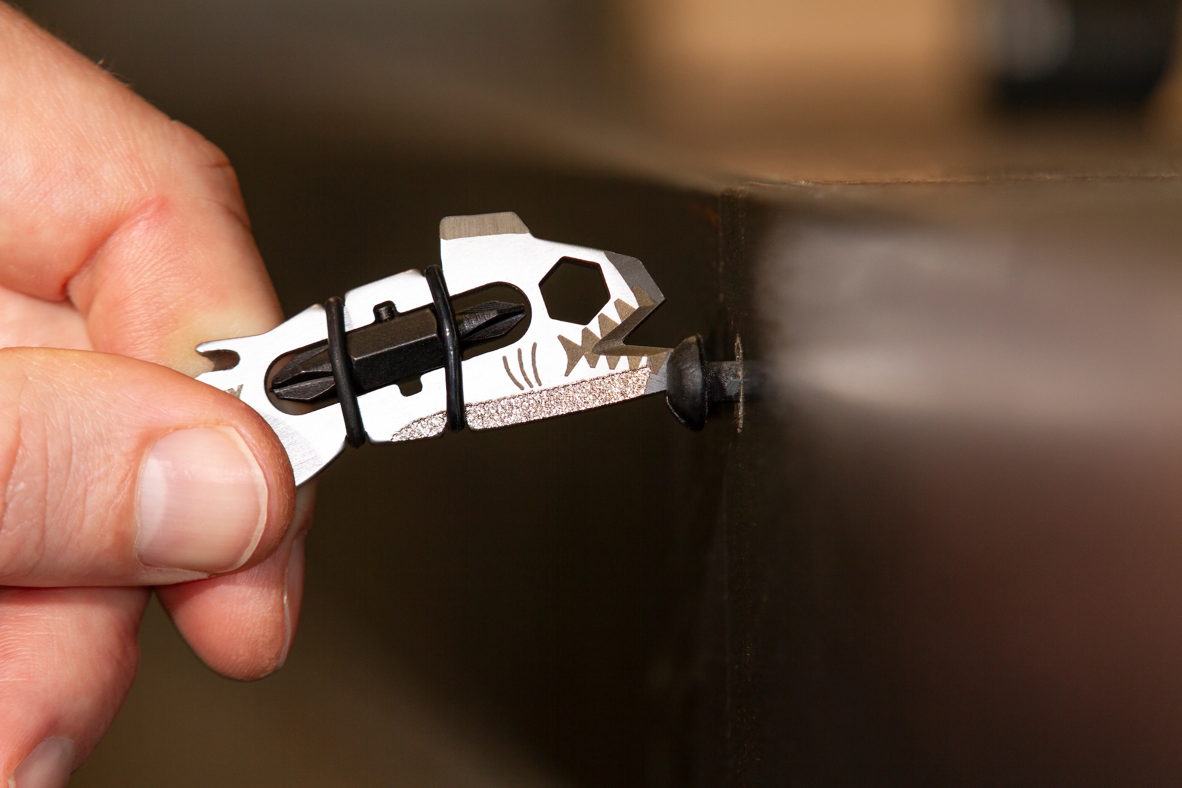 TRUE Multitool »SHARKEY«, (6 St.), 12 Funktionen, Bit-Aufnahme