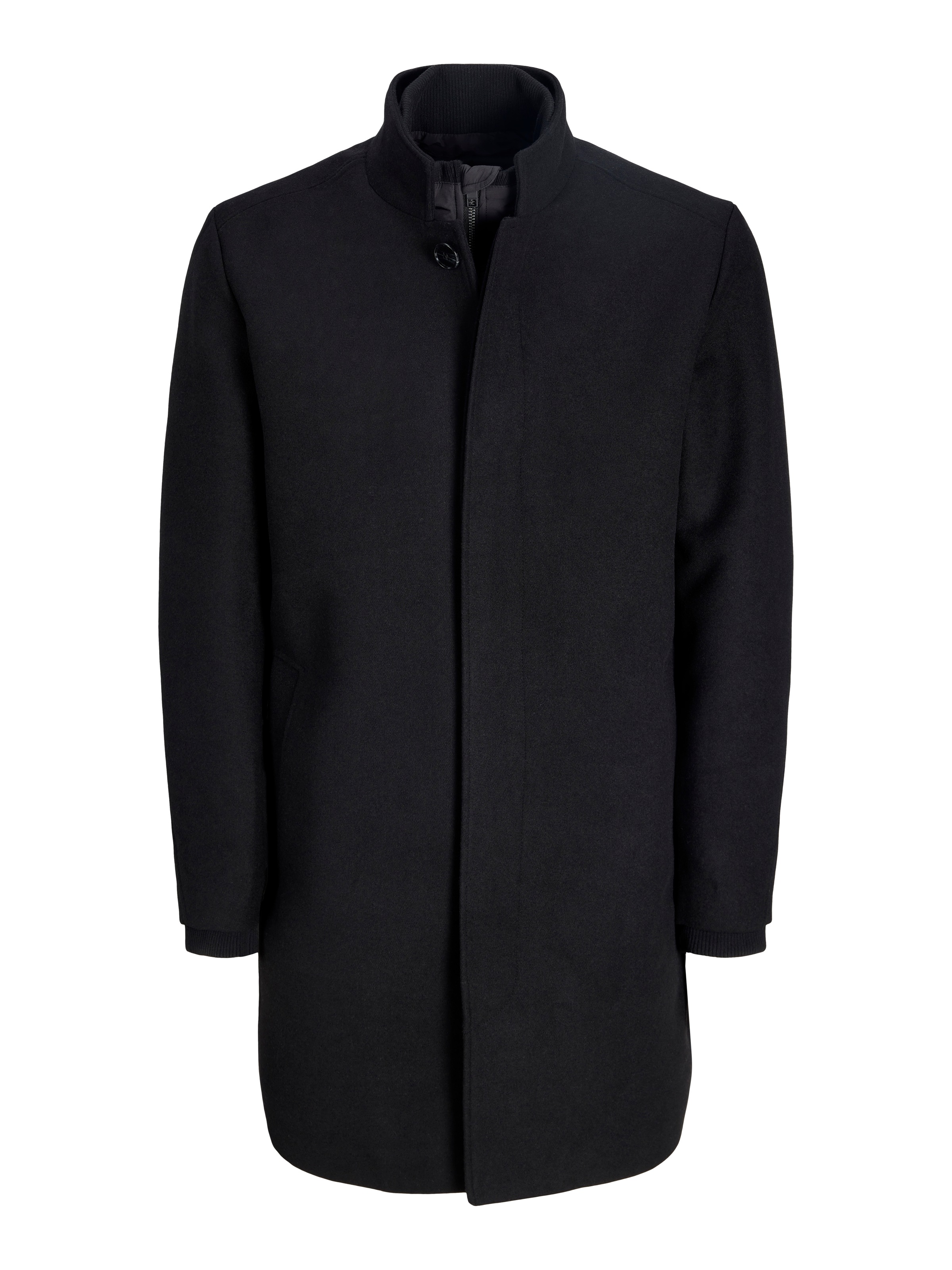 Jack & Jones Kurzmantel »JJEMELTON WOOL BLEND COAT AW26 SN« Materialmix, regular fit