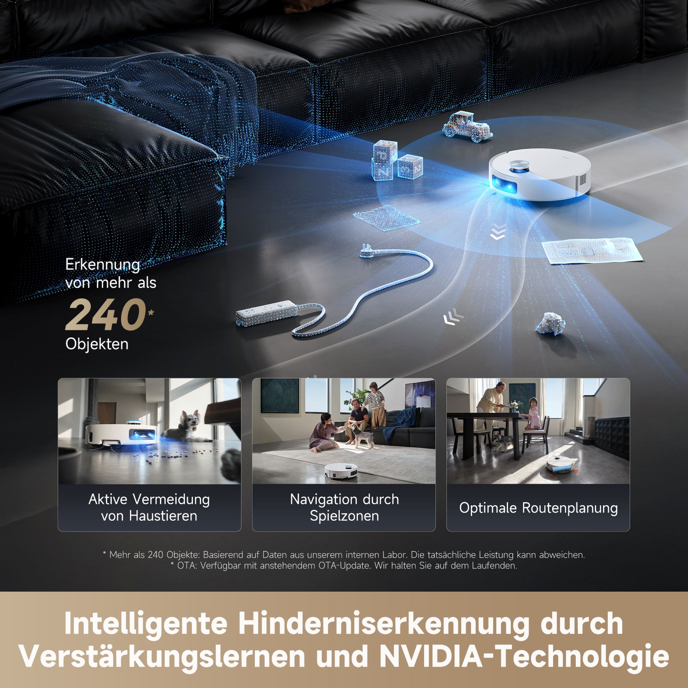 Dreame Nass-Trocken-Saugroboter »Aqua10 Ultra Roller Complete«