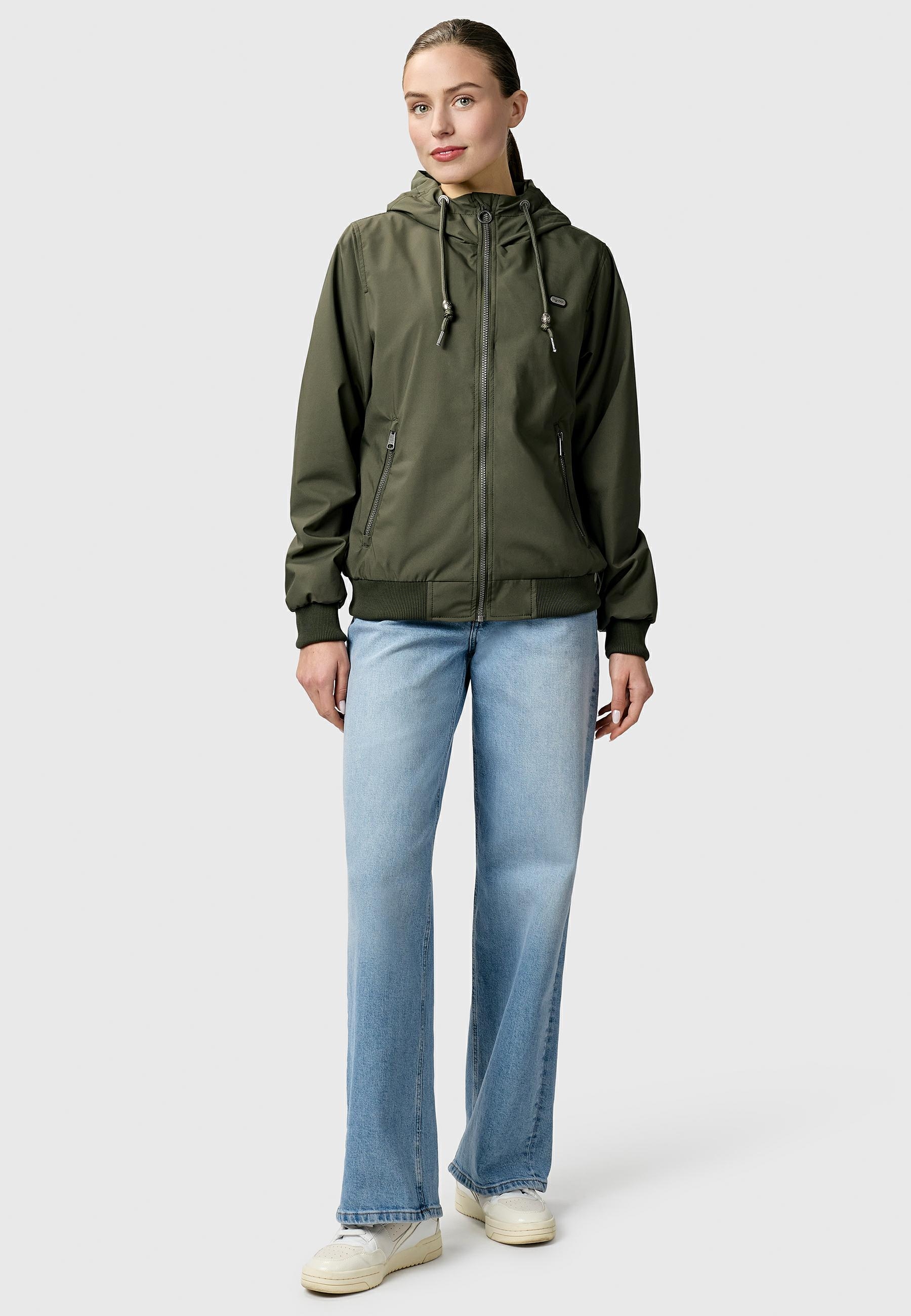 Ragwear Outdoorjacke »Outdoorjacke Nuggeta Summer YOUMODO« mit Kapuze Lässige Übergangsjacke mit Kapuze