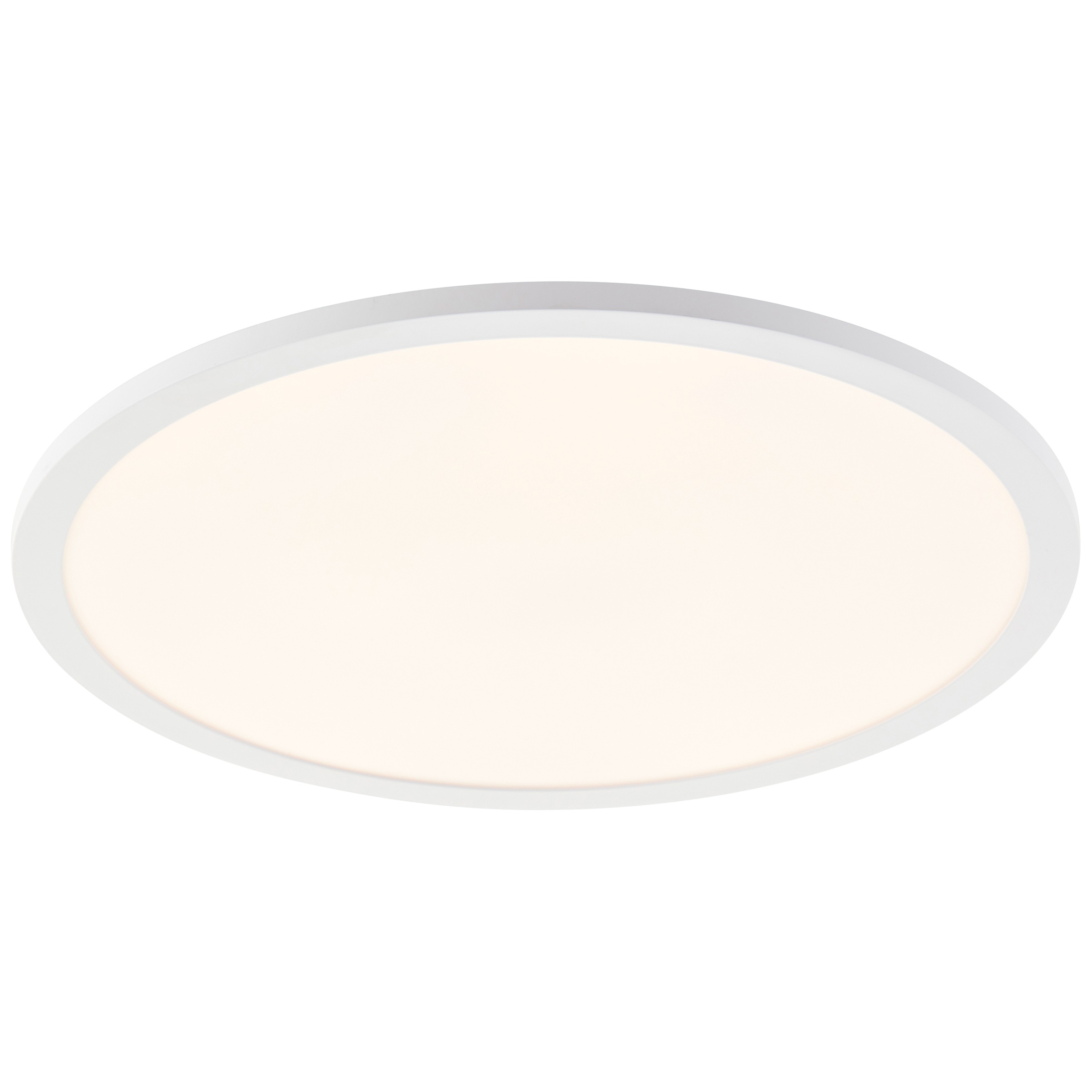 Brilliant LED Deckenleuchte »Briston«, Ø 42 cm, 1800 lm, 3000-6500 K, dimmbar, Fernbedienung, Aluminium, weiß