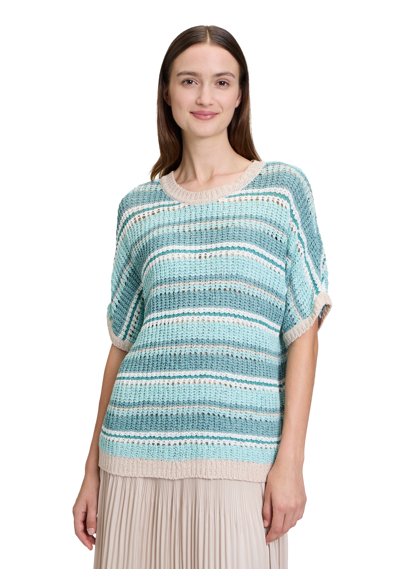 Betty&Co Strickpullover »Strickpullover mit Rundhalsausschnitt«