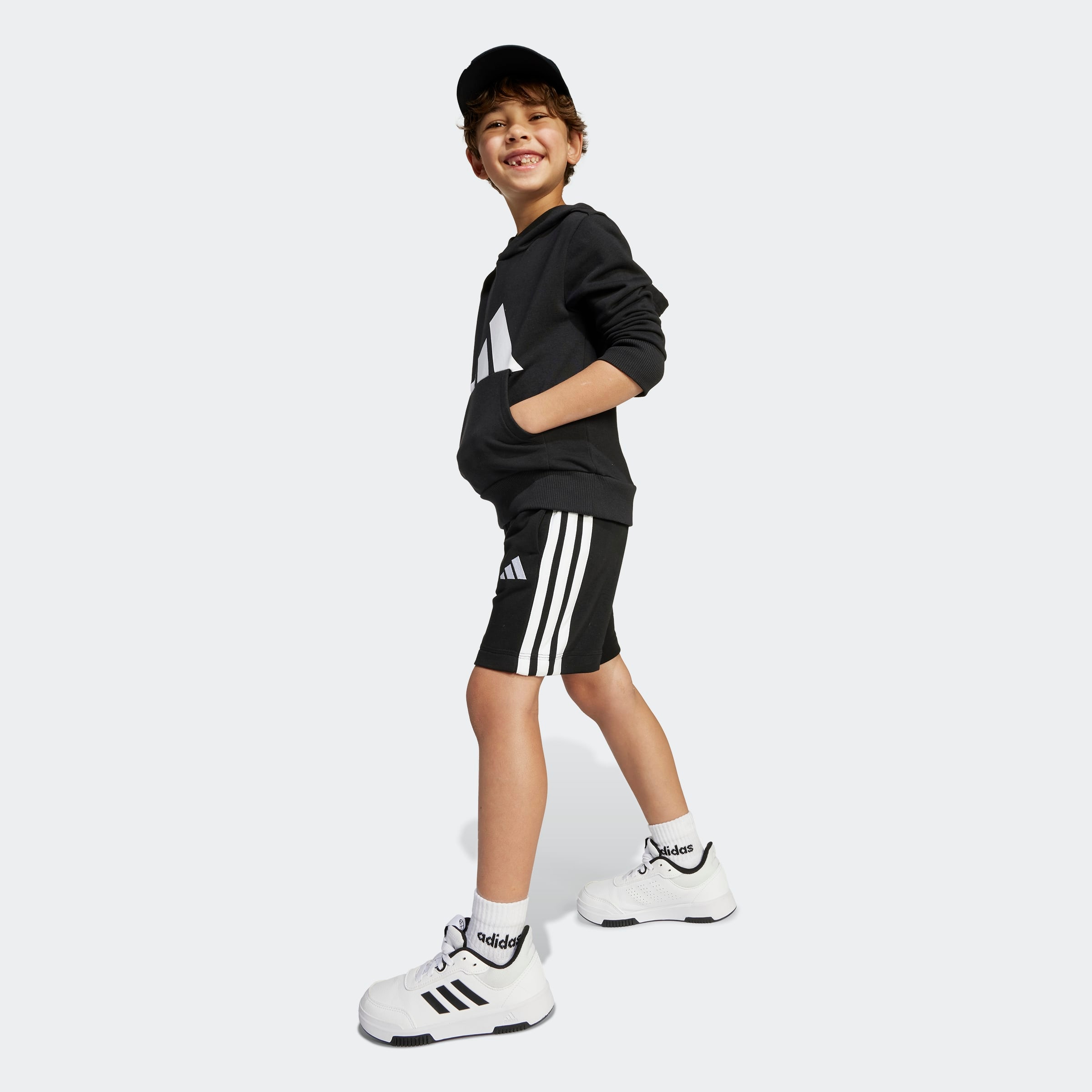 adidas Sportswear »LK 3S FT SH 220«  für Kinder, mit sportlichen 3-Streifen, aus Baumwolle und Polyester