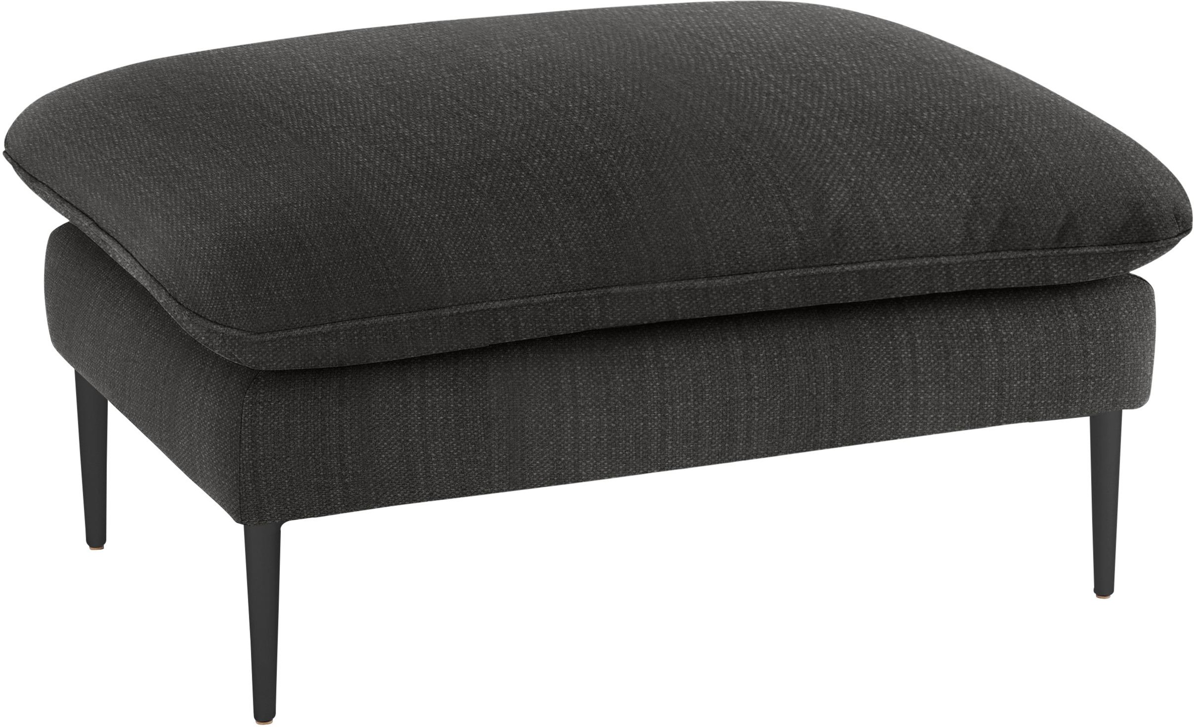 W.SCHILLIG Hocker »enjoy&MORE« Füße schwarz pulverbeschichtet, Breite 106 cm