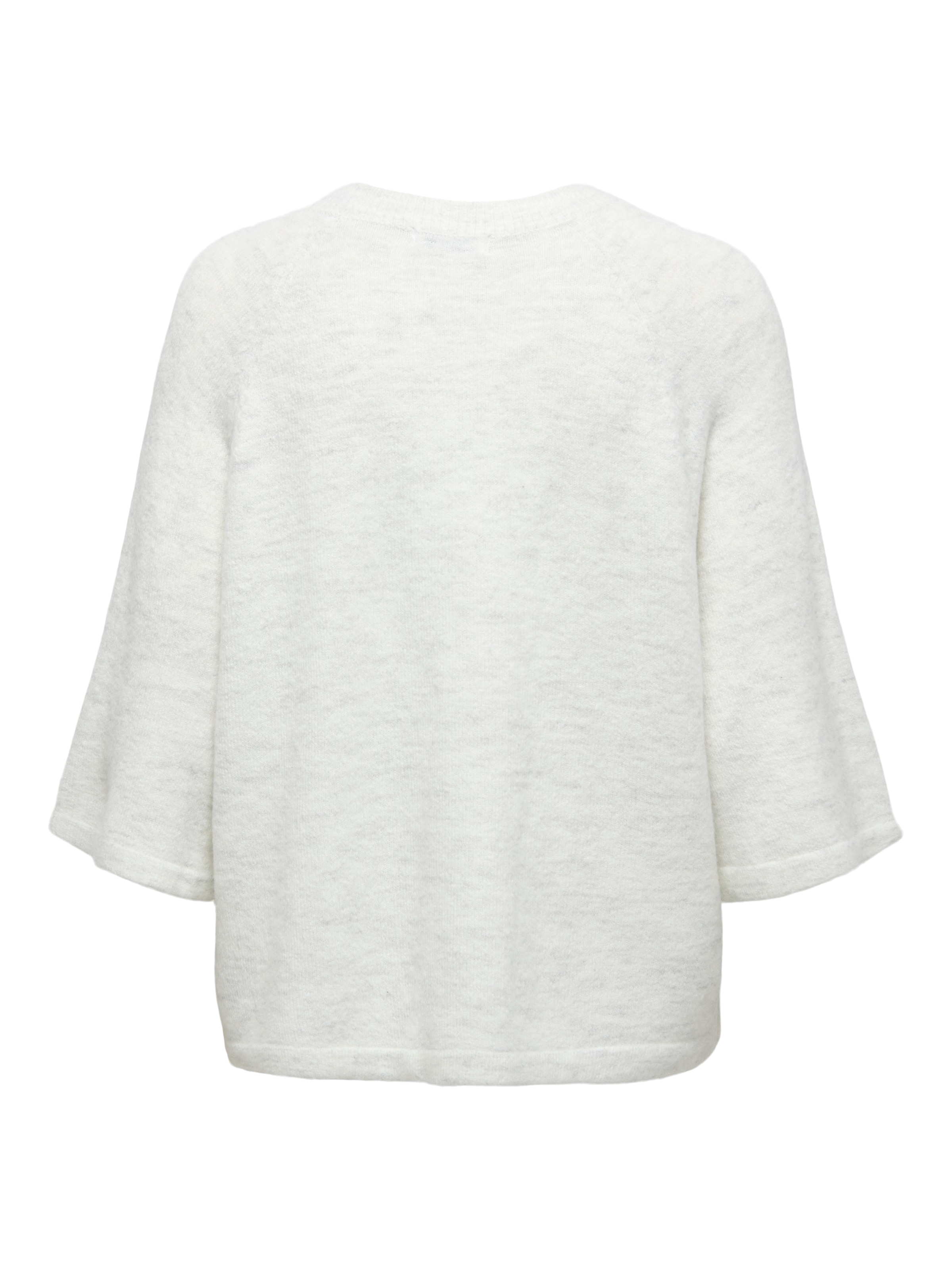 JDY Strickpullover »JDYELANORA 3/4 PULLOVER KNT NOOS« Materialmix, regular fit