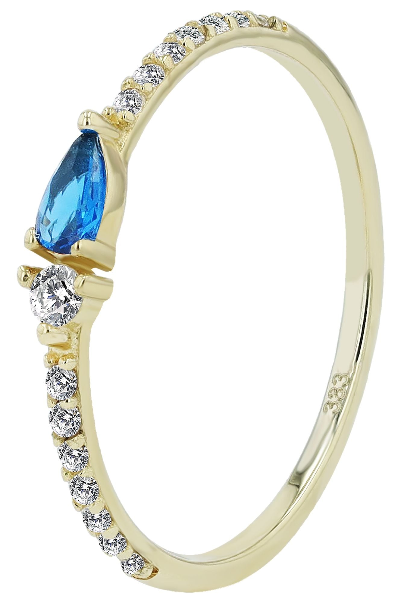 Adelia´s Fingerring »Damen Ring aus 333 Gold mit Zirkonia«