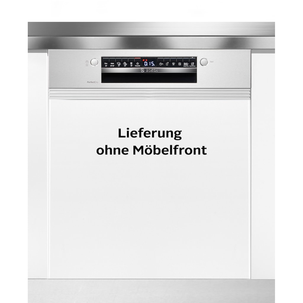 BOSCH teilintegrierbarer Geschirrspüler »SMI6ZCS00E«, Serie 6, SMI6ZCS00E, 14 Maßgedecke