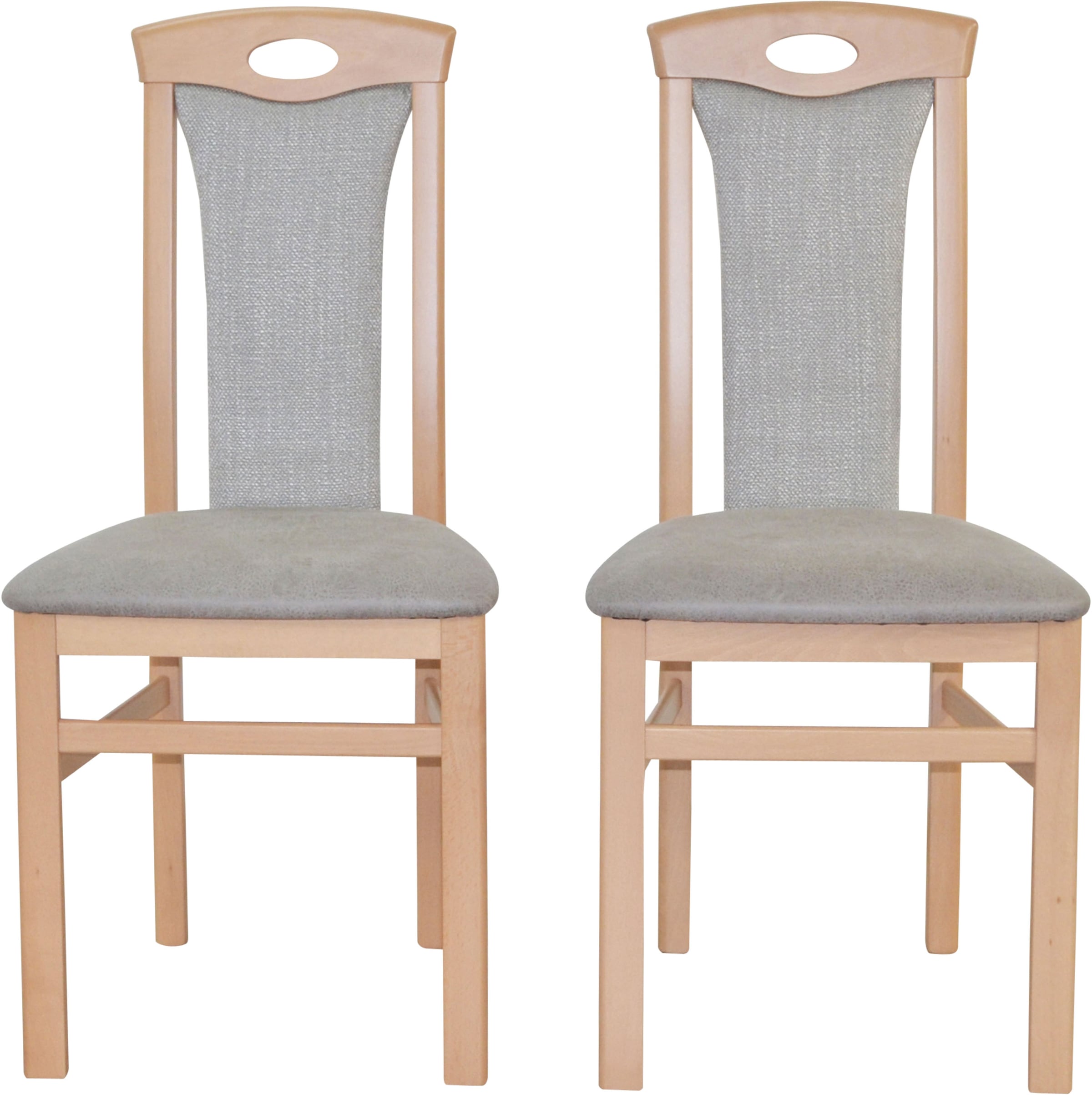 HOFMANN LIVING AND MORE 4-Fußstuhl, (Set), 2 St., Polyester-Kunstleder
