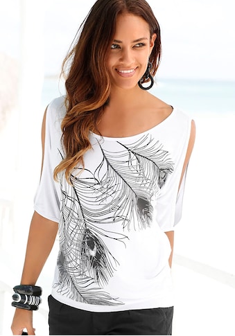 LASCANA Strandshirt, mit Schlitzen an den Ärmeln kaufen
