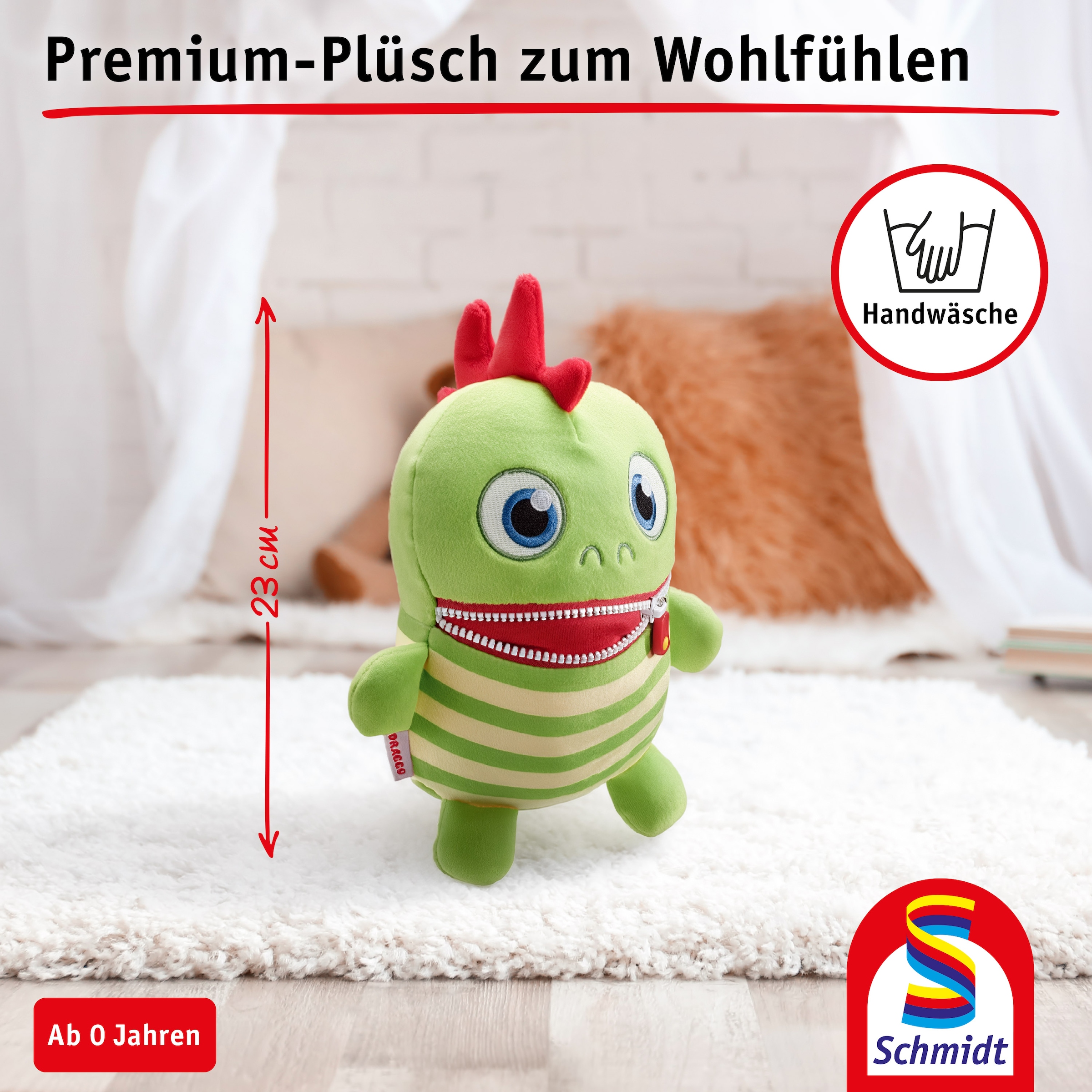 Schmidt Spiele Plüschfigur »Sorgenfresser Draggo 23 cm«
