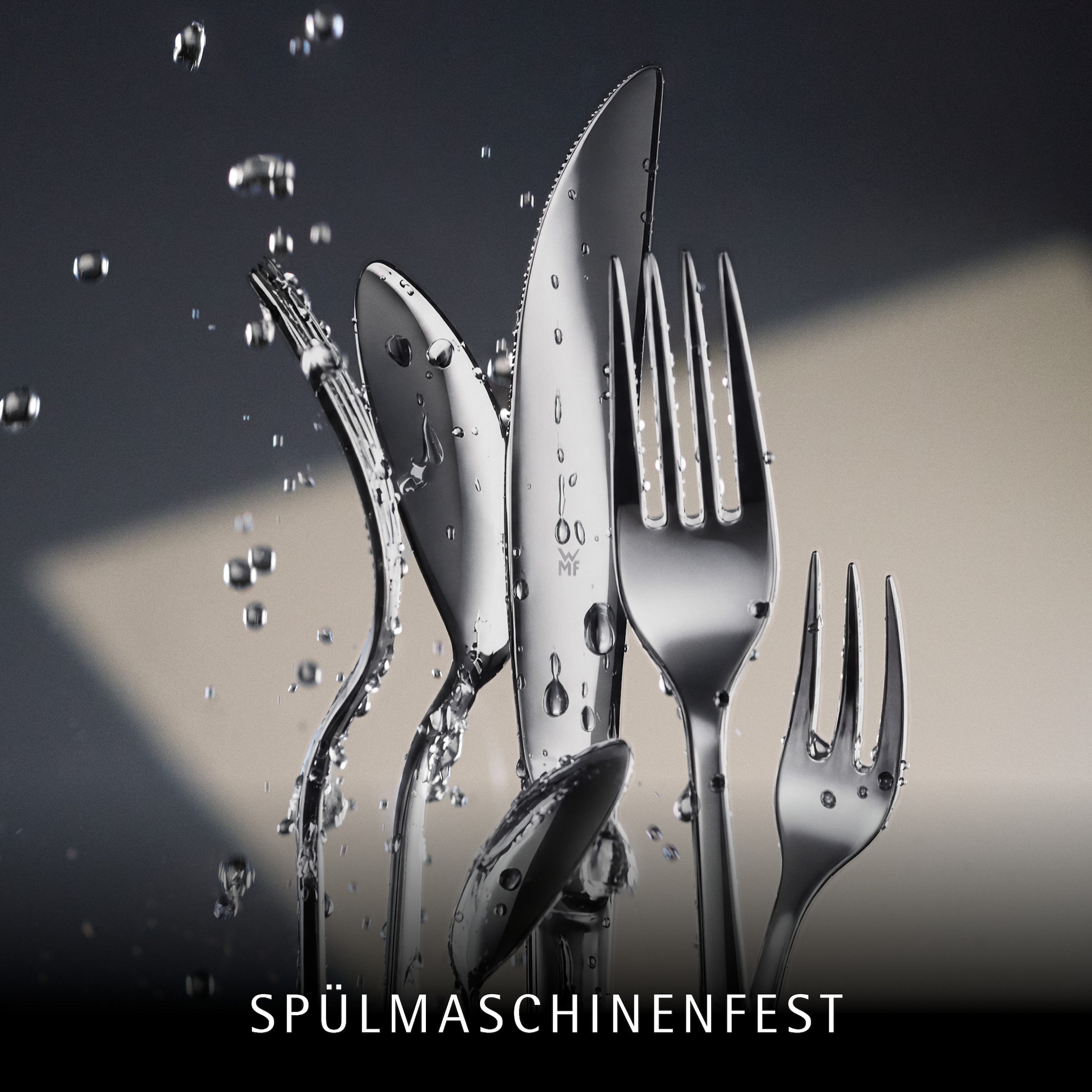 WMF Besteck-Set »Palma in klassisch-stilsicherer Optik, ergonomisch, Wellenschliff« spülmaschinengeeignet, optimale Schärfe, hochwertiger Besteckkasten
