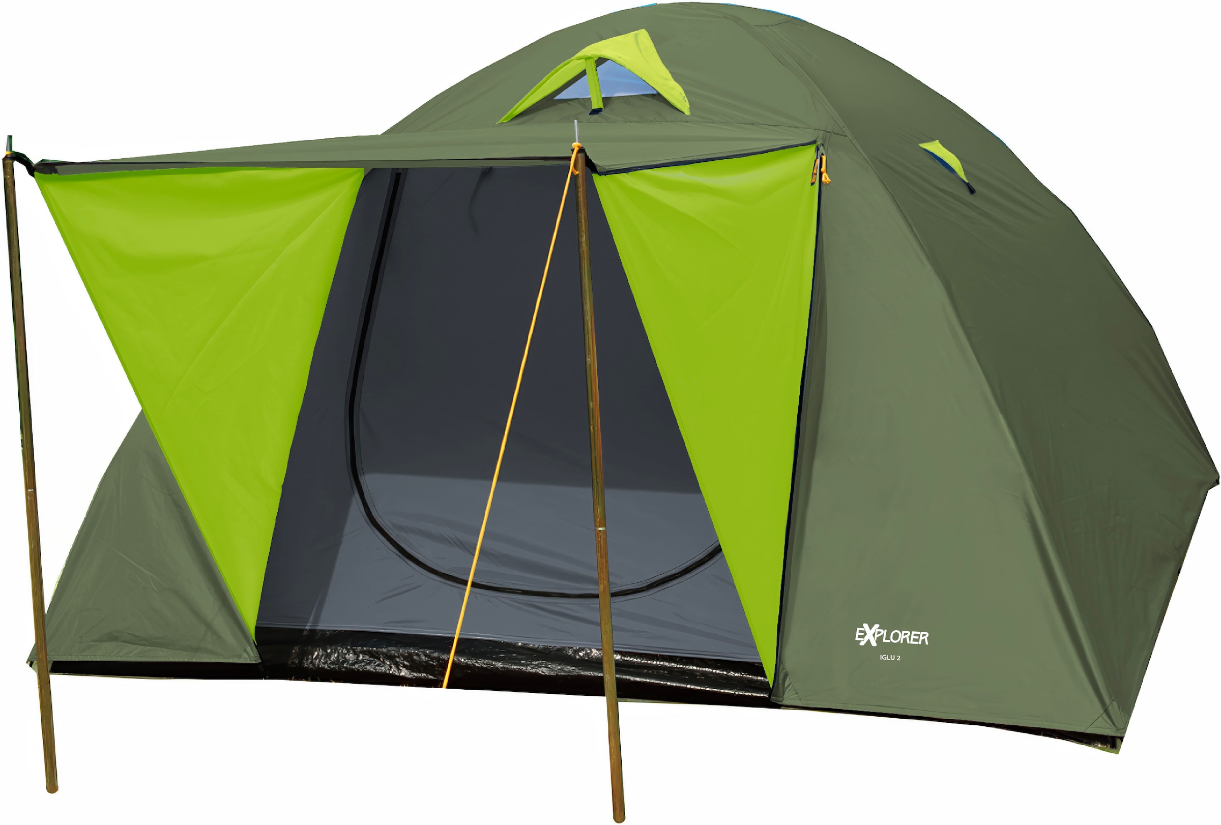 EXPLORER Kuppelzelt »Iglu Zelt 3 Personen Campingzelt wasserdicht winddicht Ventilation« 3 Personen