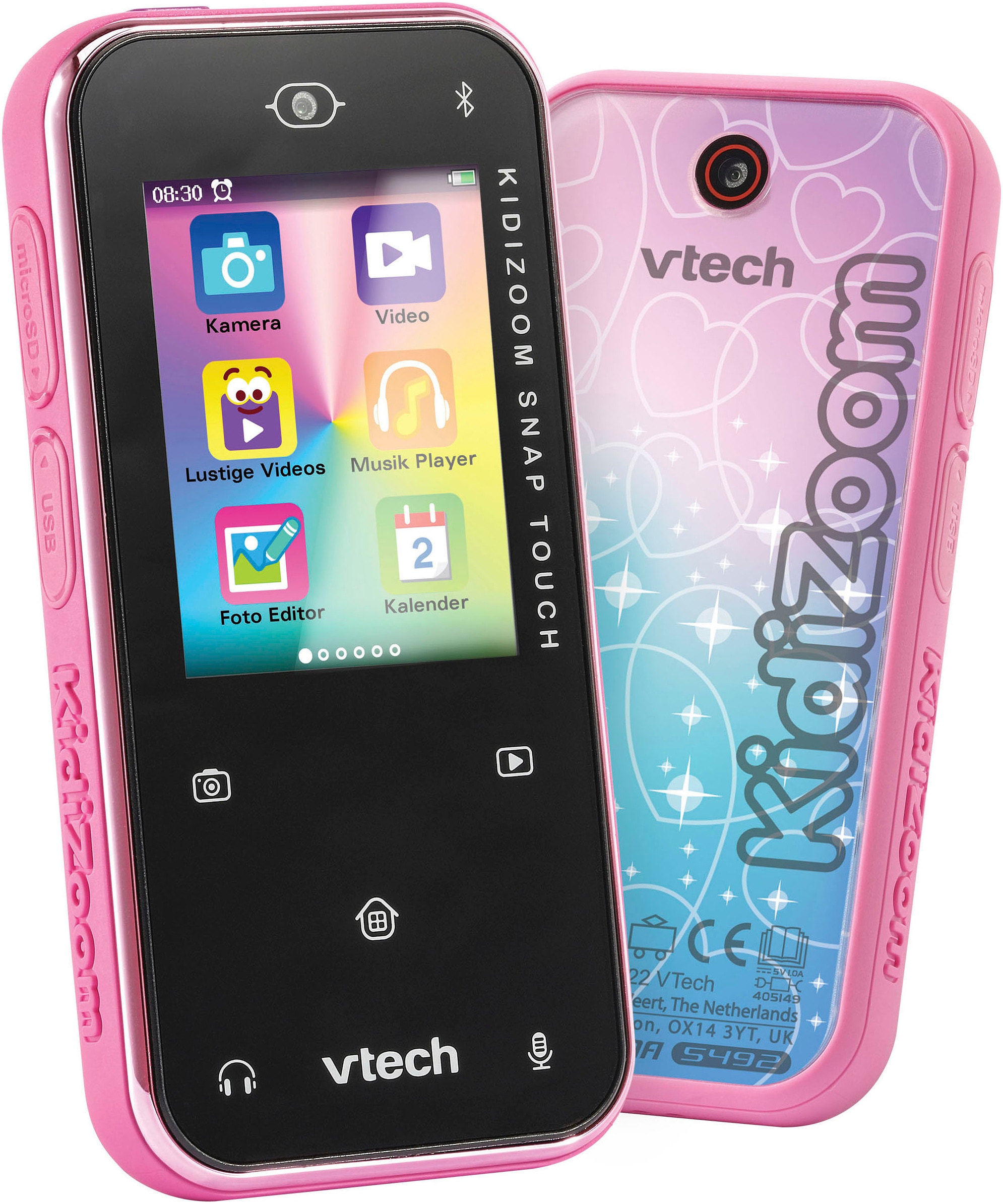 Kinderkamera »KidiZoom Snap Touch, pink«, im coolen Smartphone-Format; inklusive...