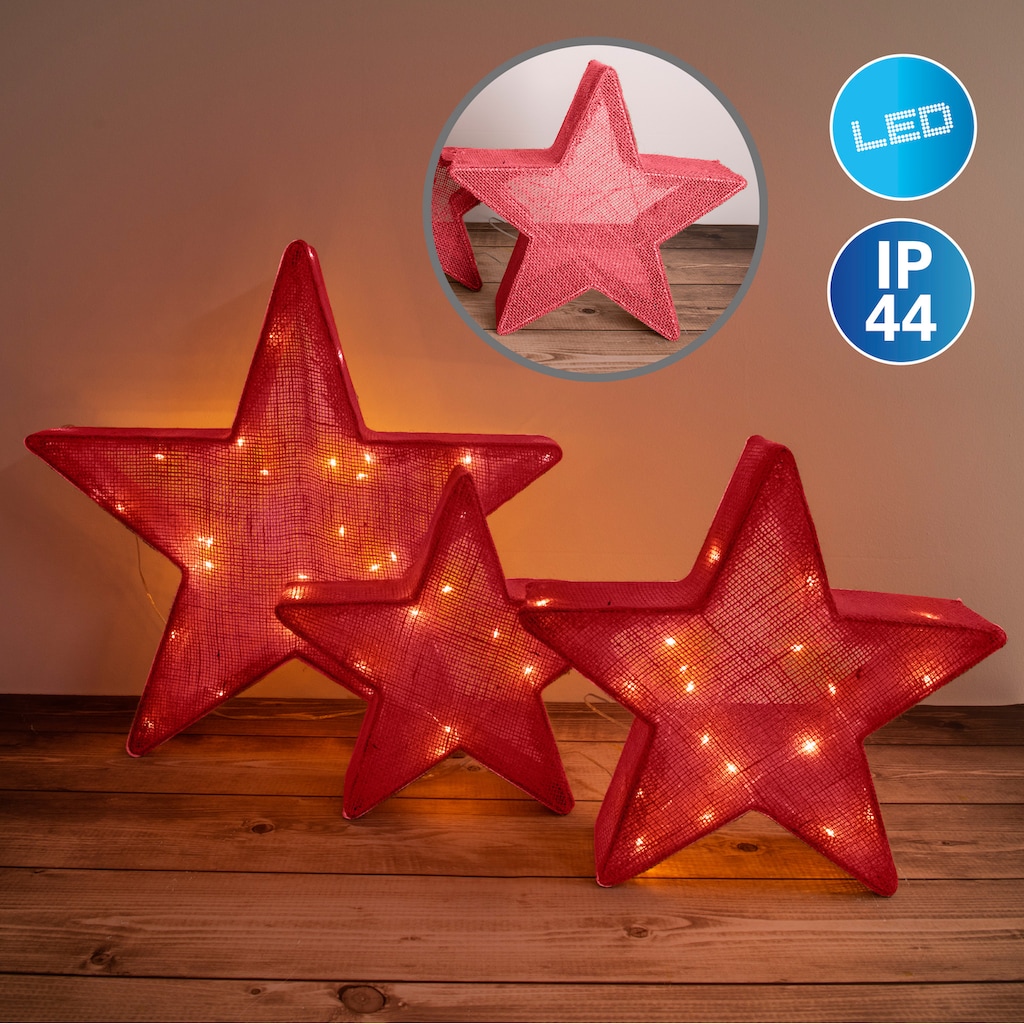 näve LED Stern »Christmas Stars«, 1 flammig-flammig
