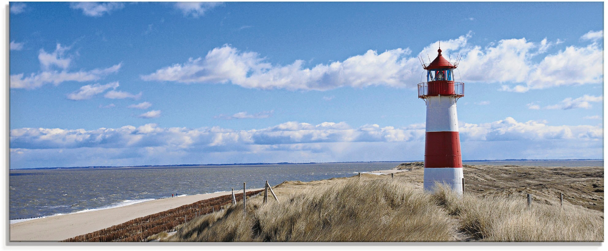 Artland Glasbild »Leuchtturm Sylt«, Gebäude, (1 St.), in verschiedenen Größen