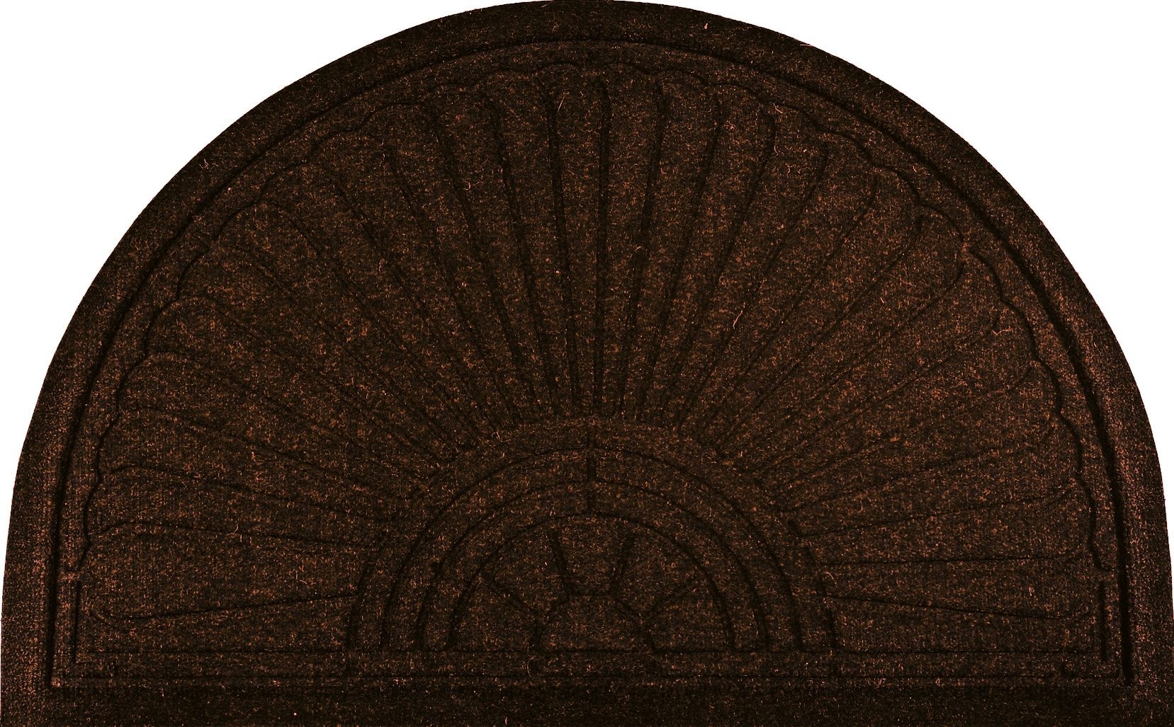 Kleen-Tex Fußmatte »Gallery Halfmoon«, halbrund, 10 mm Höhe, Fussabstreifer, Fussabtreter, Schmutzfangläufer, Schmutzfangmatte, Schmutzfangteppich, Schmutzmatte, Türmatte, Türvorleger, rutschhemmend beschichtet