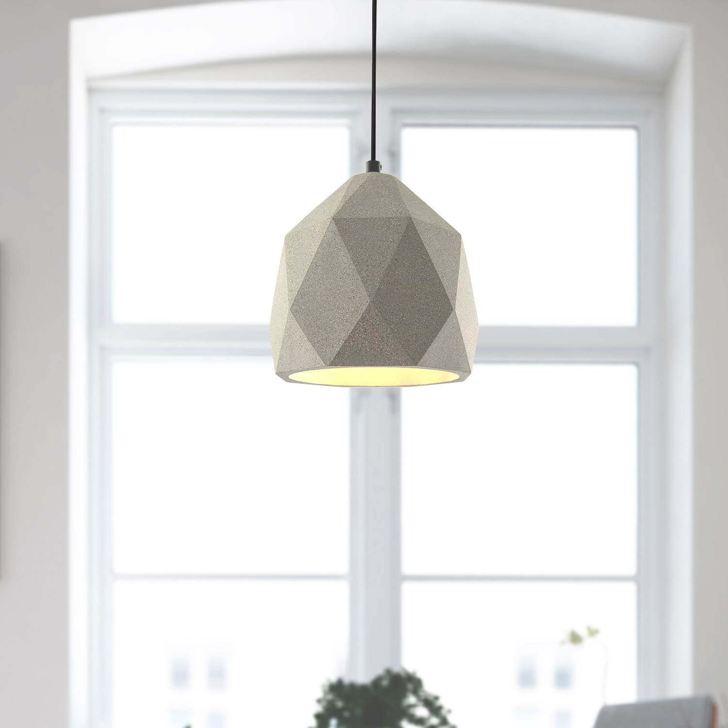 Paco Home Pendelleuchte »FREE-TOWN«, 1 flammig, Leuchtmittel E27 | ohne Leuchtmittel, LED, E27, Lampe Für Wohnzimmer Esszimmer Küche, Höhenverstellbar