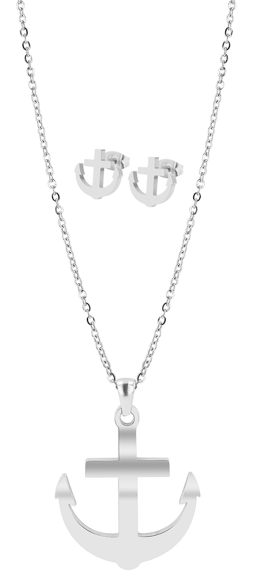 Adelia´s Gliederkette »Damen Halskette aus Edelstahl 45 cm«