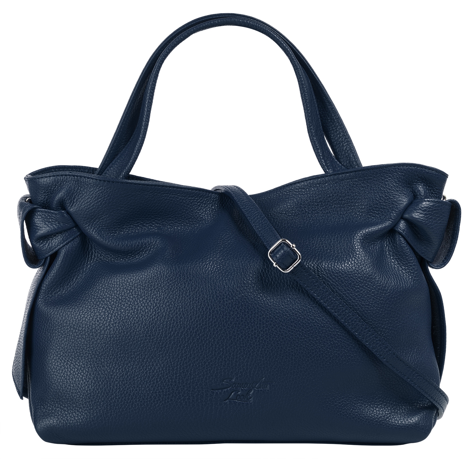 Samantha Look Henkeltasche, echt Leder, Made in Italy