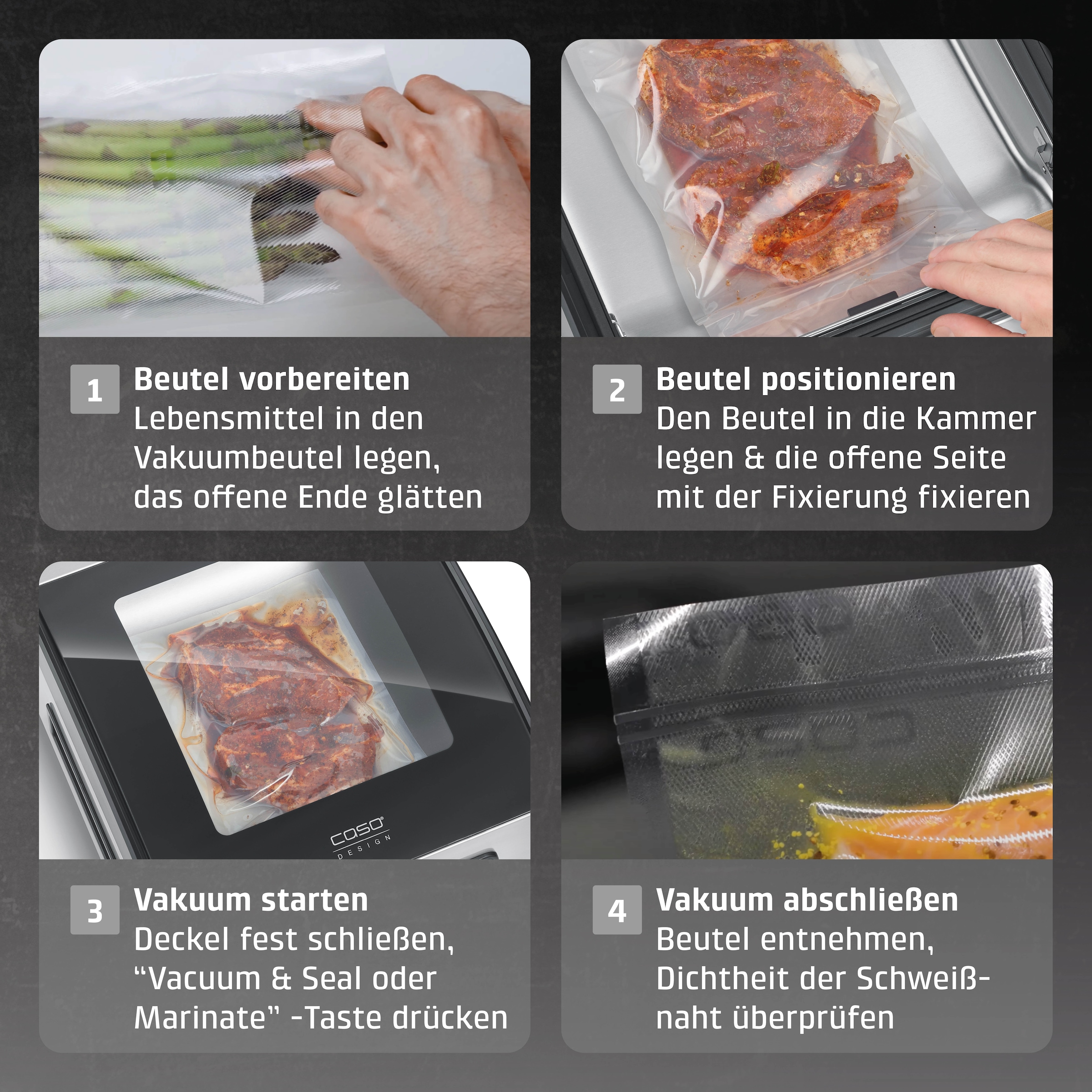 Caso Vakuumierer »1417 VacuChef 40« 280 W